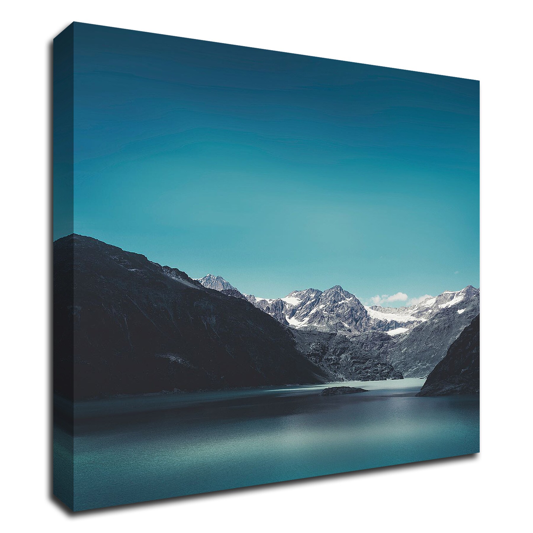 Tangletown Fine Art Turquoise Mountain Lake Dirk Wustenhagen 24-in H x ...