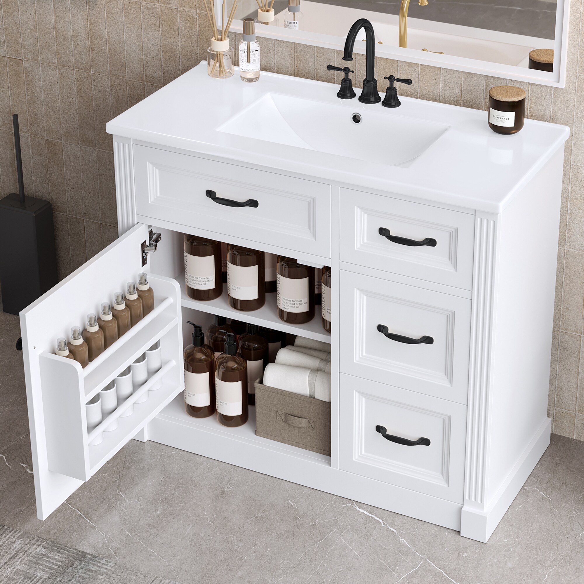 ModernLuxe L3P-N725P336549K Bath-Vanity-Combo - View #2