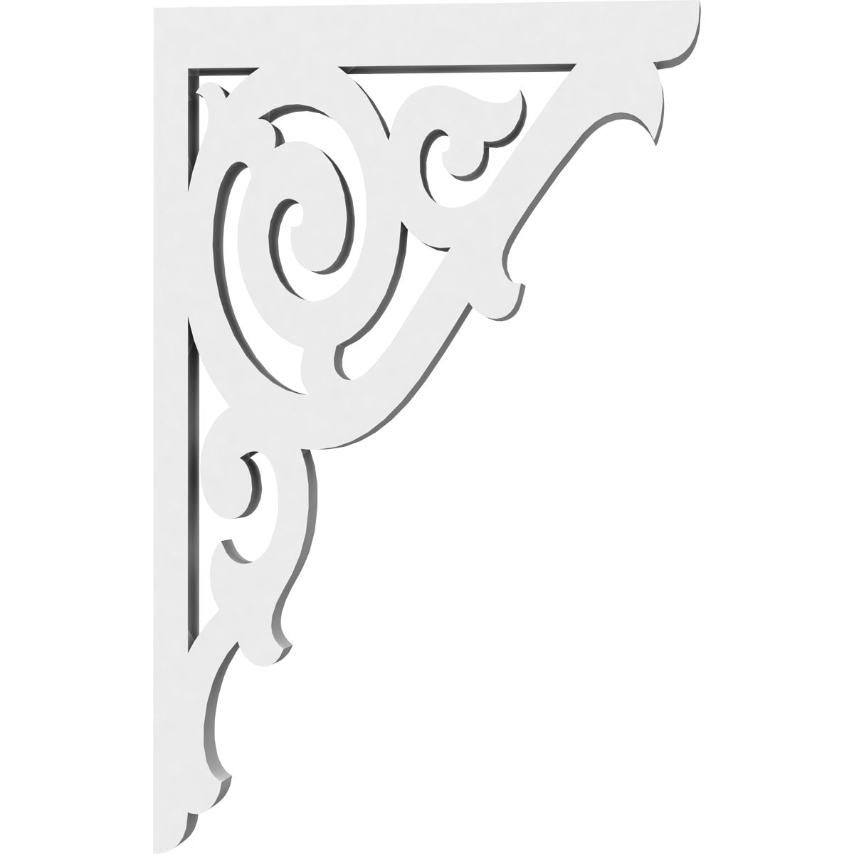 Ekena Millwork BKTP01X04X07AT Exterior-Brackets-Braces - View #3