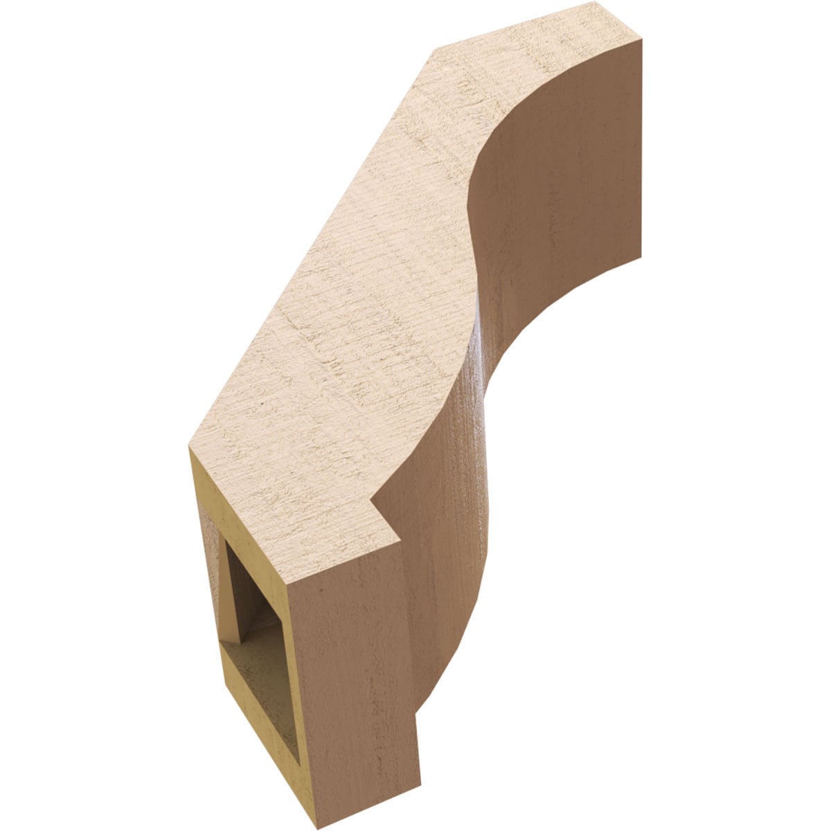 Ekena Millwork BRCUR05X12X12BKRRCPR braces - View #7