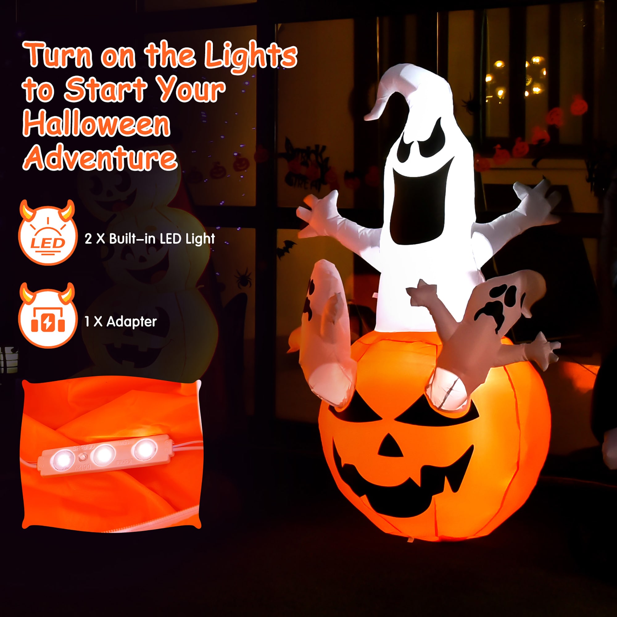 Costway CM23541US Outdoor-Halloween-Decor - View #4