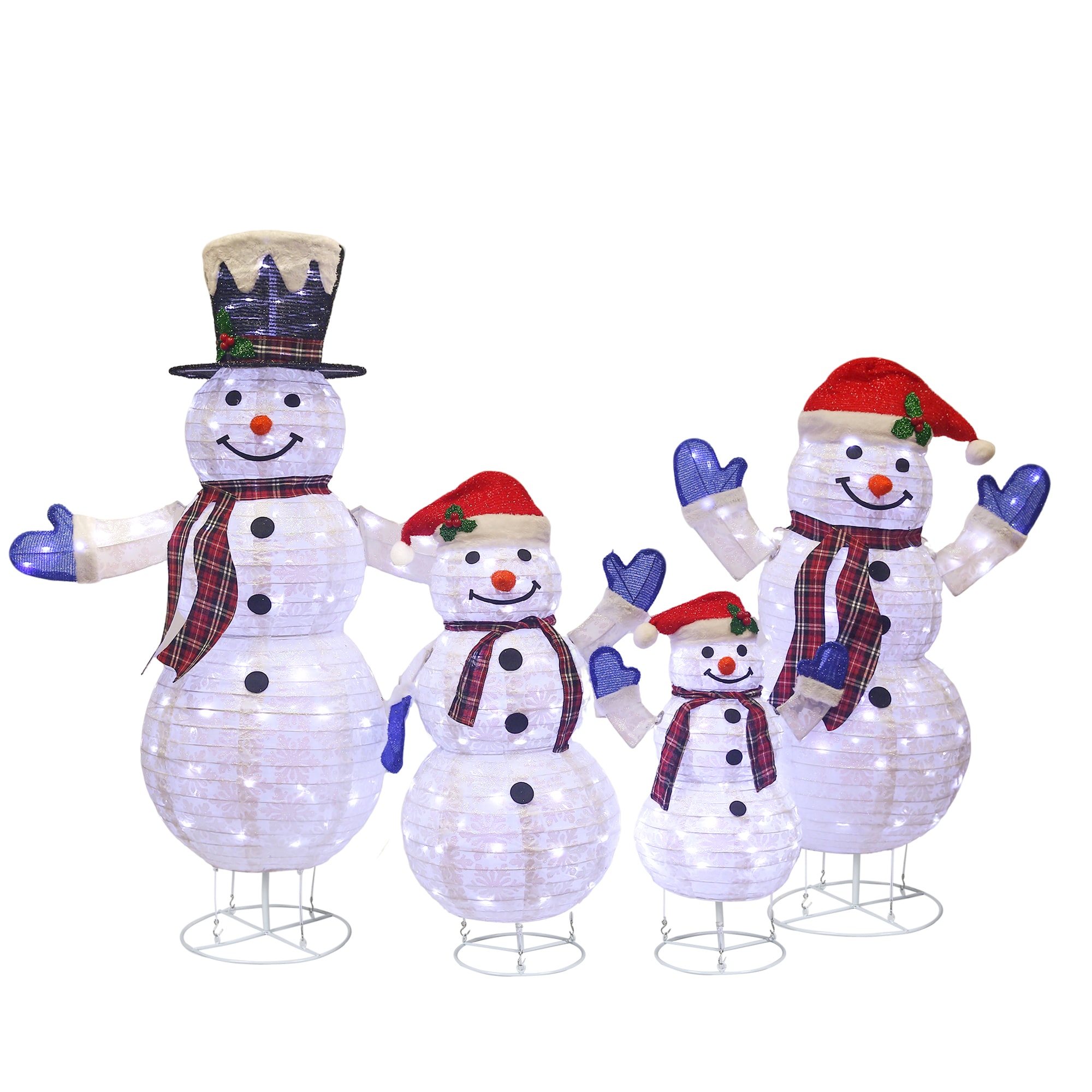 Starfree HOXSOD0105 47.51-in Freestanding Snowman Yard decoration with White LED Lights