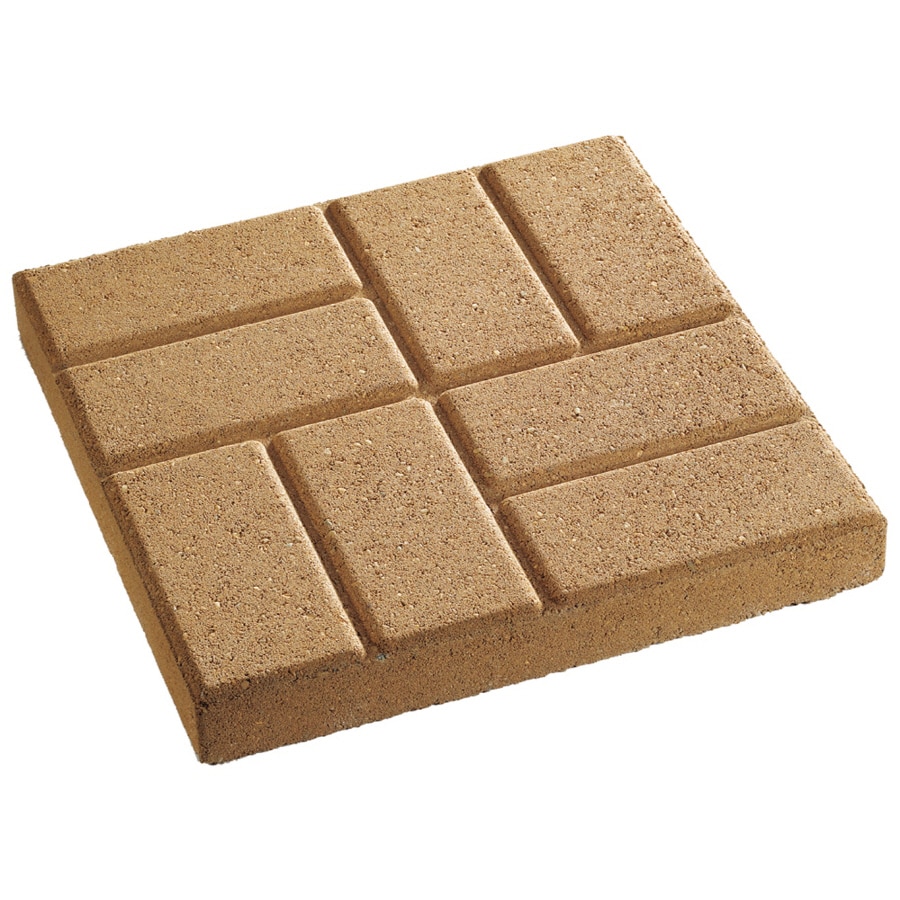 Anchor Block 608142COP 16-in L x 16-in W x 2-in H Square Copper Concrete Patio Stone