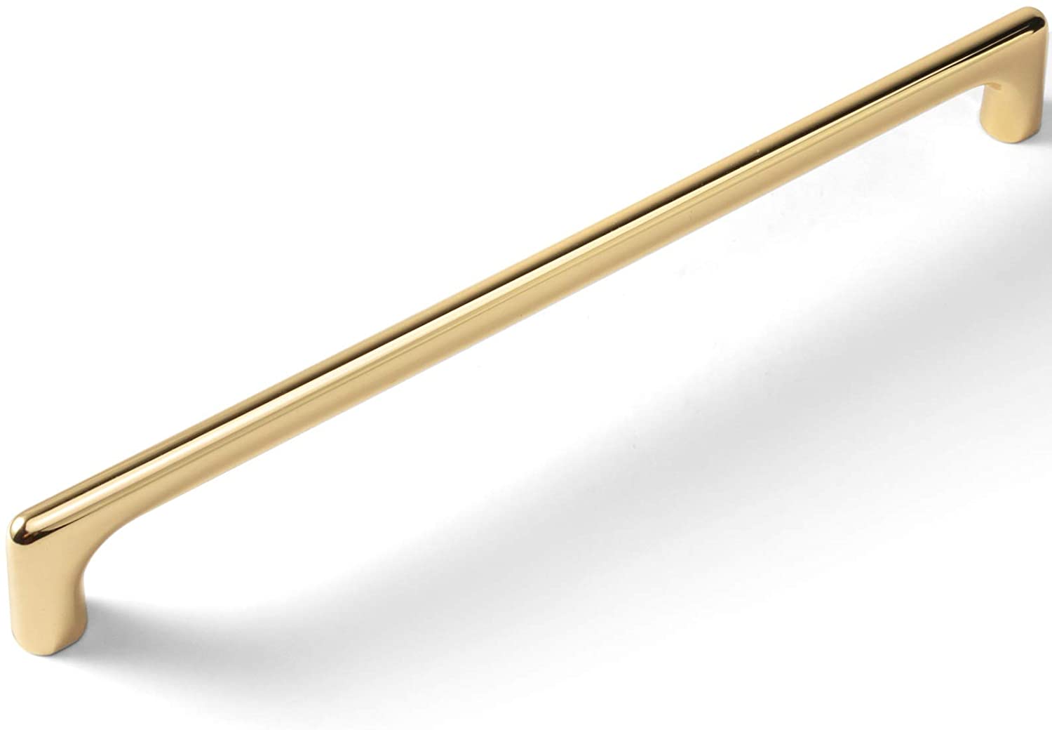 Miaokesen 052JIN-192 7-9/16-in , 192mm Center to Center Polished Gold Cylindrical Handle 6 -Pack
