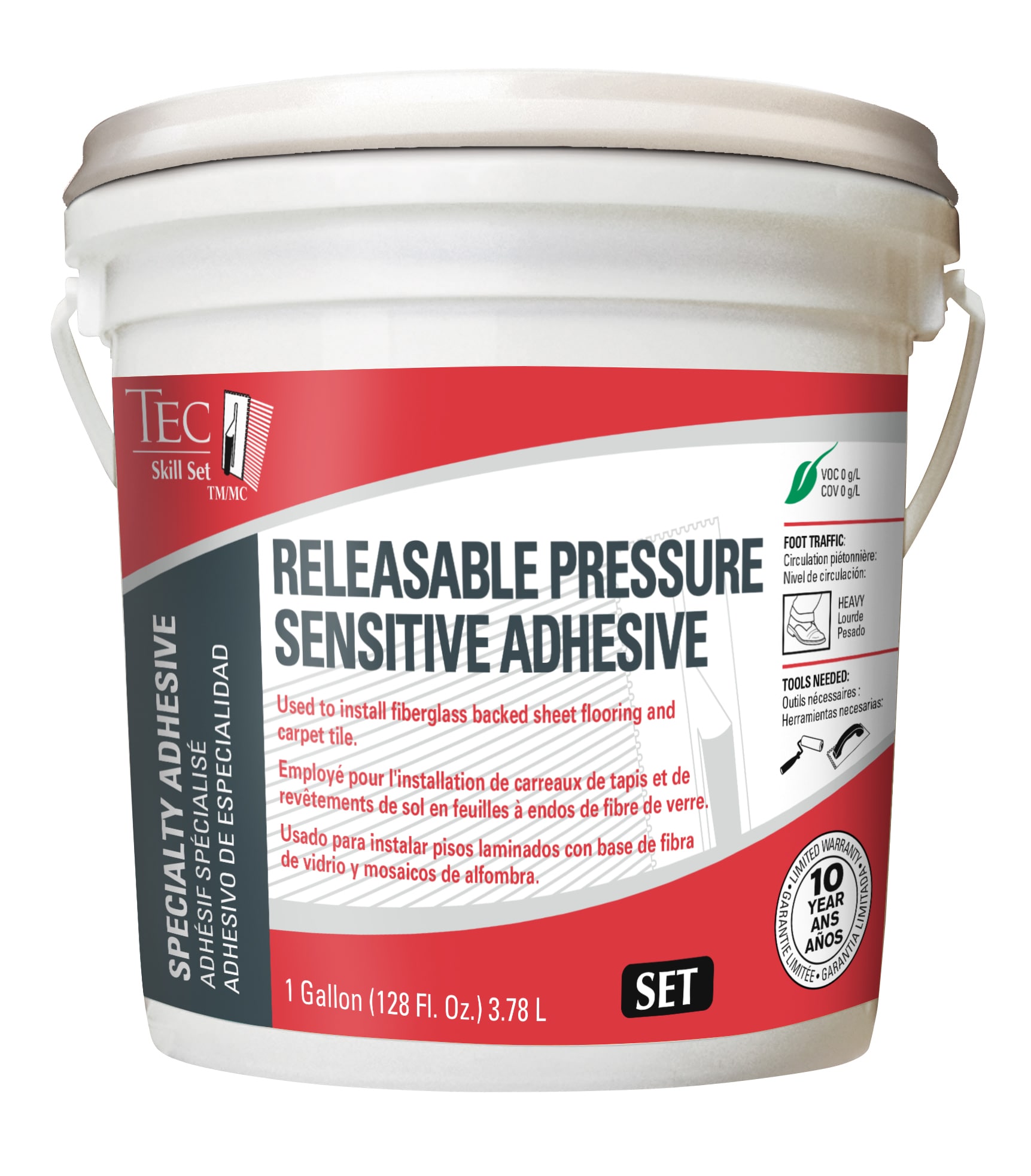 PerfectPaint FloorPrep - Seal Asbestos and Mastics for Installation of New Carpet, LVP, and Floating Floors. 2 Gallons (Light Grey)