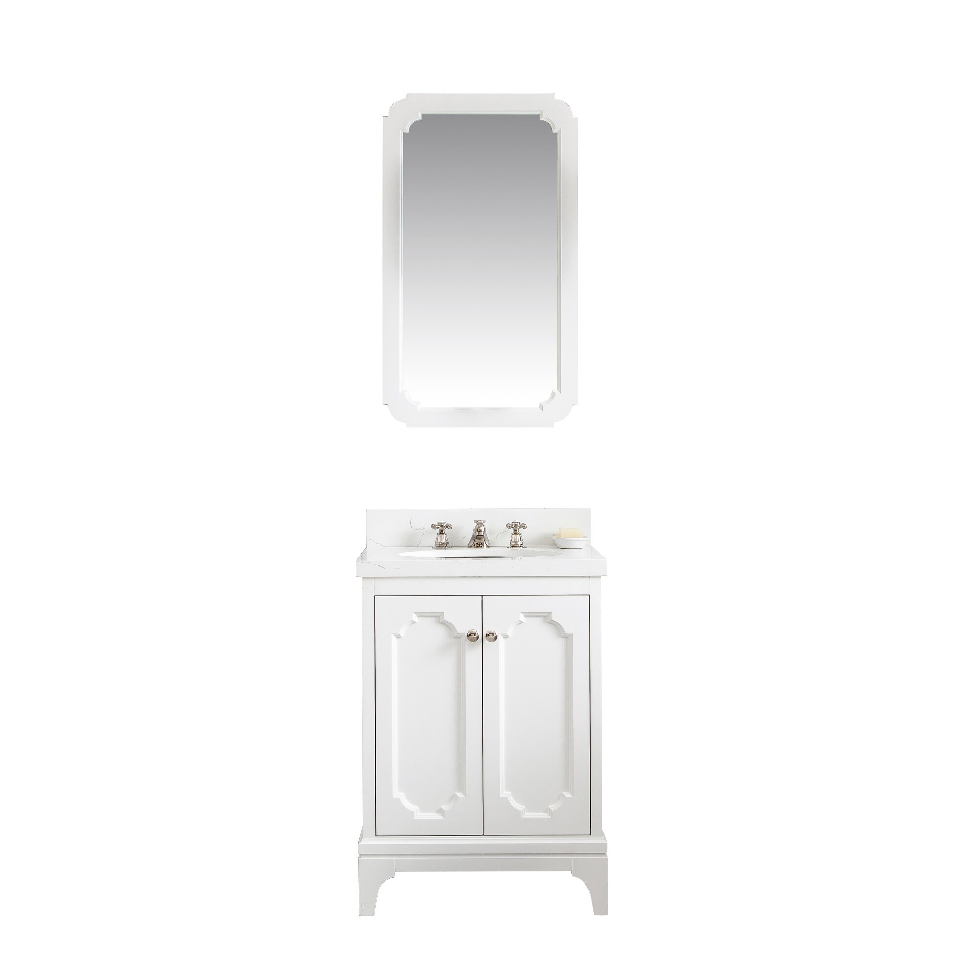 Water Creation VQU024QCPW01 Bath-Vanity-Combo - View #2