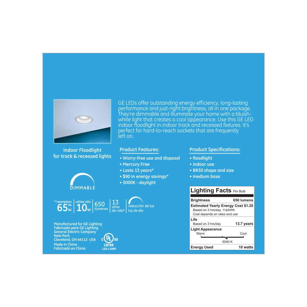 GE 39127 Led-Flood-Spot-Light-Bulbs - View #4
