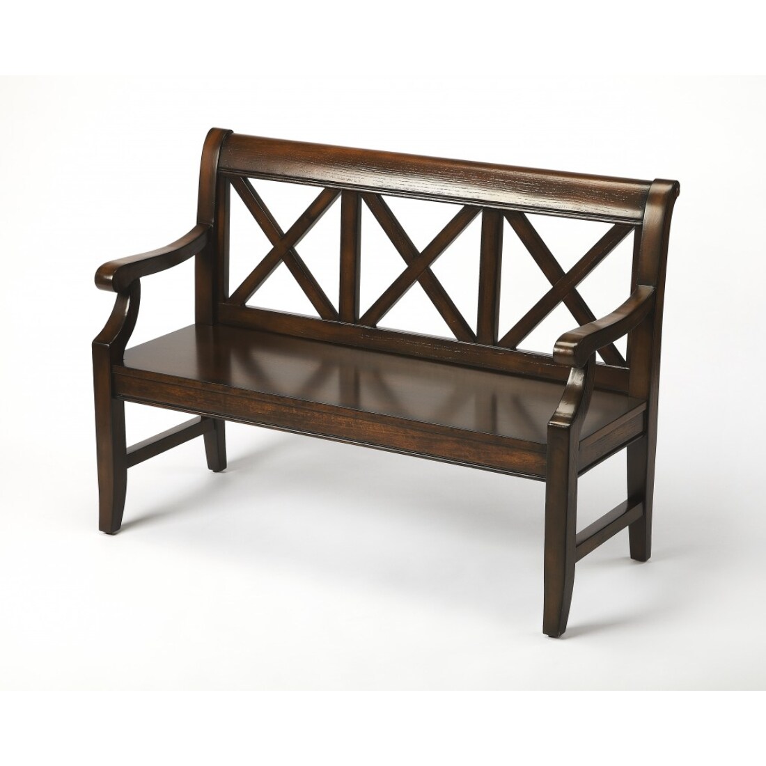 HomeRoots 4000389186 Dark Brown Bench