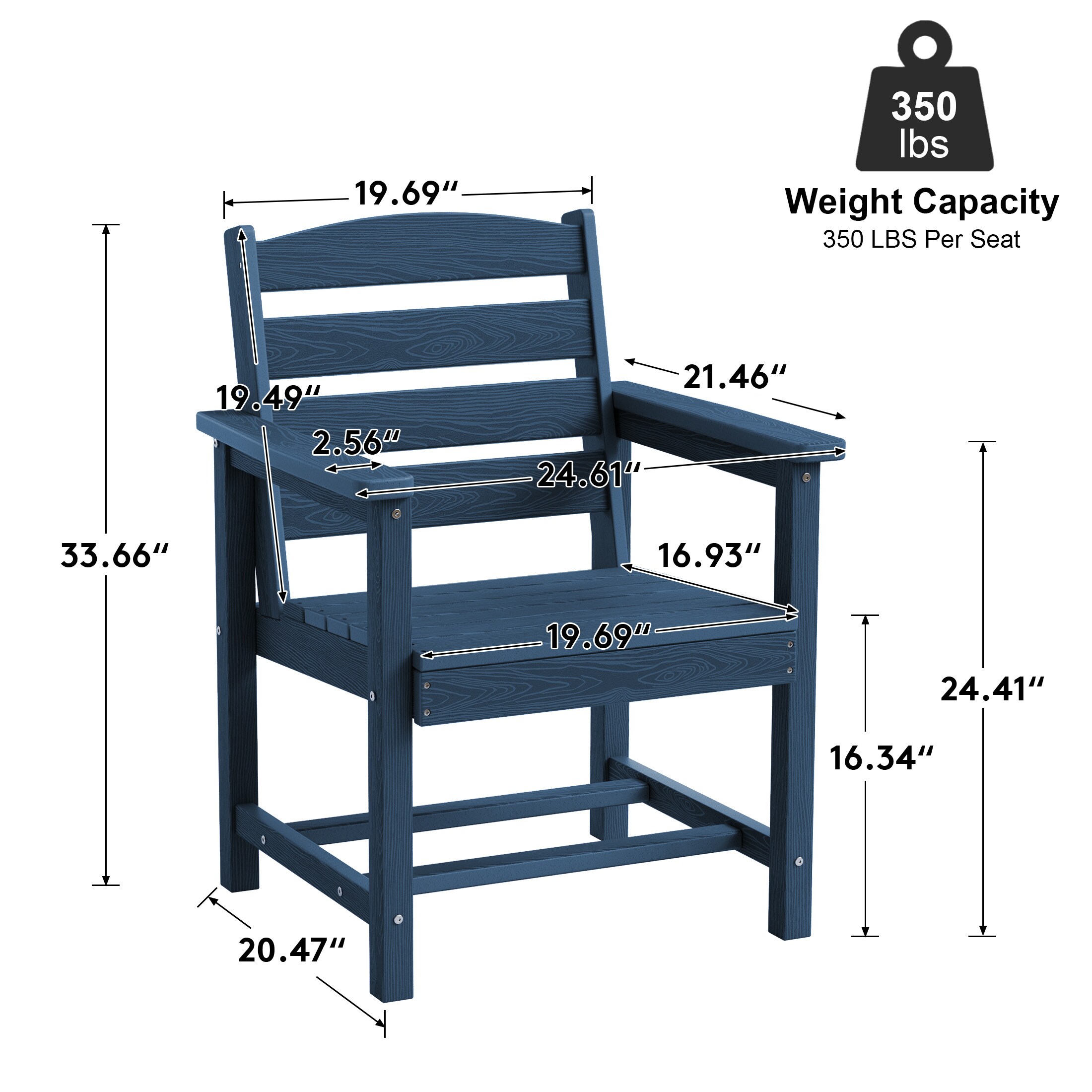 JEAREY PEZHSF07-BK Patio-Dining-Sets - View #7