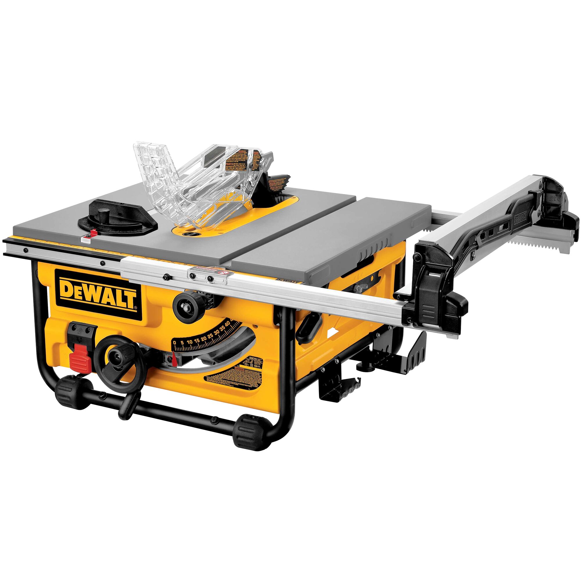 DEWALT 10-in 15-Amp Benchtop Table Saw with Folding Stand in the Table Saws  department at