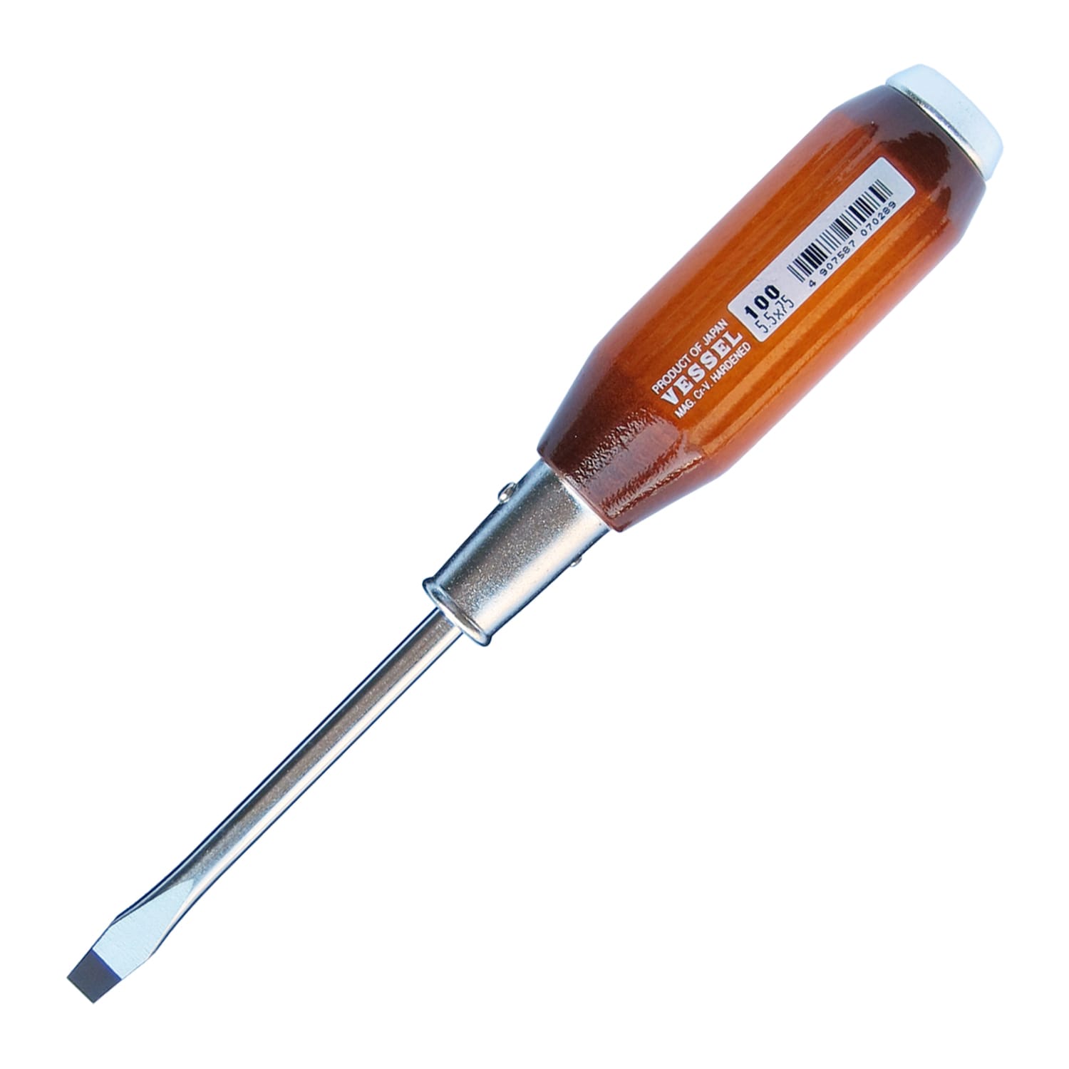 VESSEL 100S5575 5.5-mm 3-in Magnetic Slotted Screwdriver