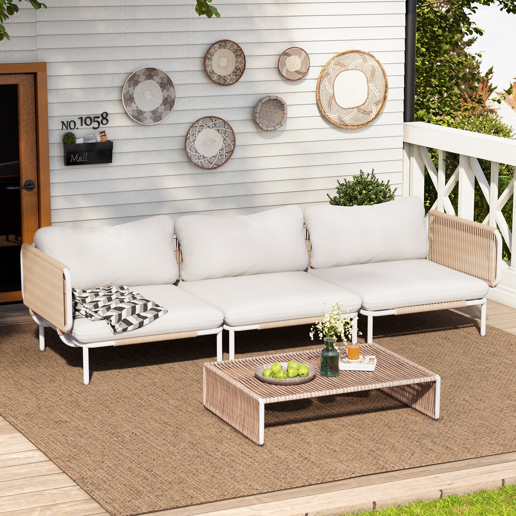 Crestlive Products CL-SF005BEI-3 Patio-Sofas-Daybeds - View #7