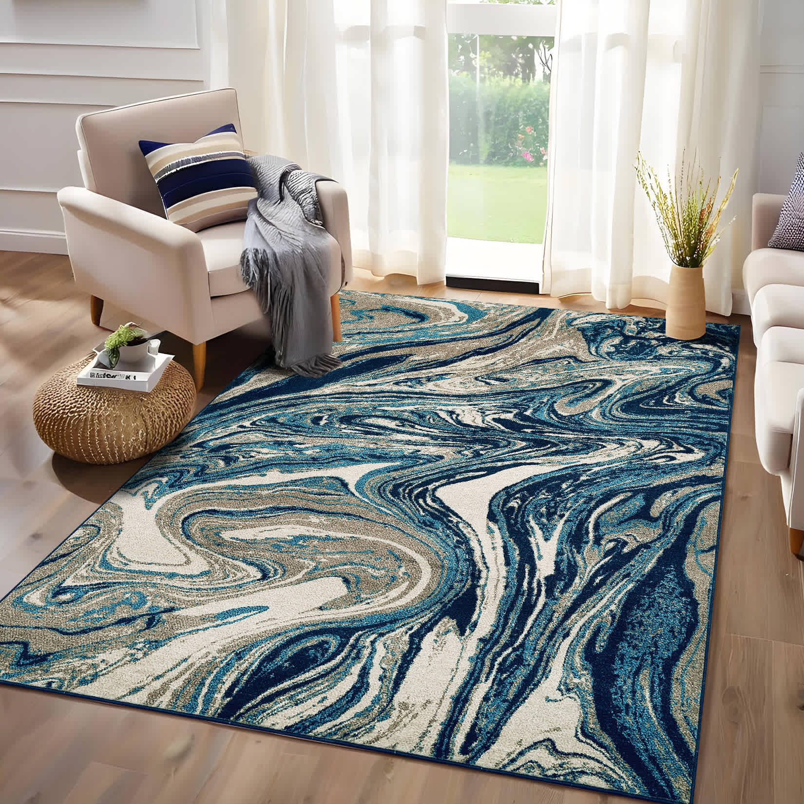 Qeetex SUNNY-PHK-33TARL9A rugs - View #3