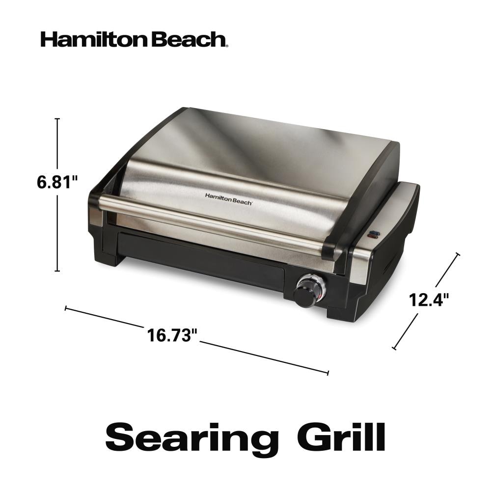 Hamilton Beach 8 Serving Health Smart Indoor / Outdoor Smokeless Grill  31605N 