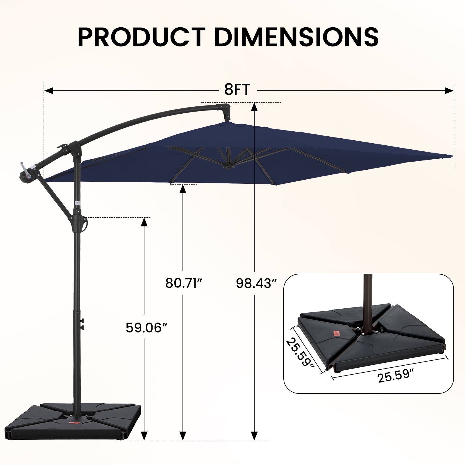 JEAREY JR-8X8-NY-1 Umbrellas-2 - View #2
