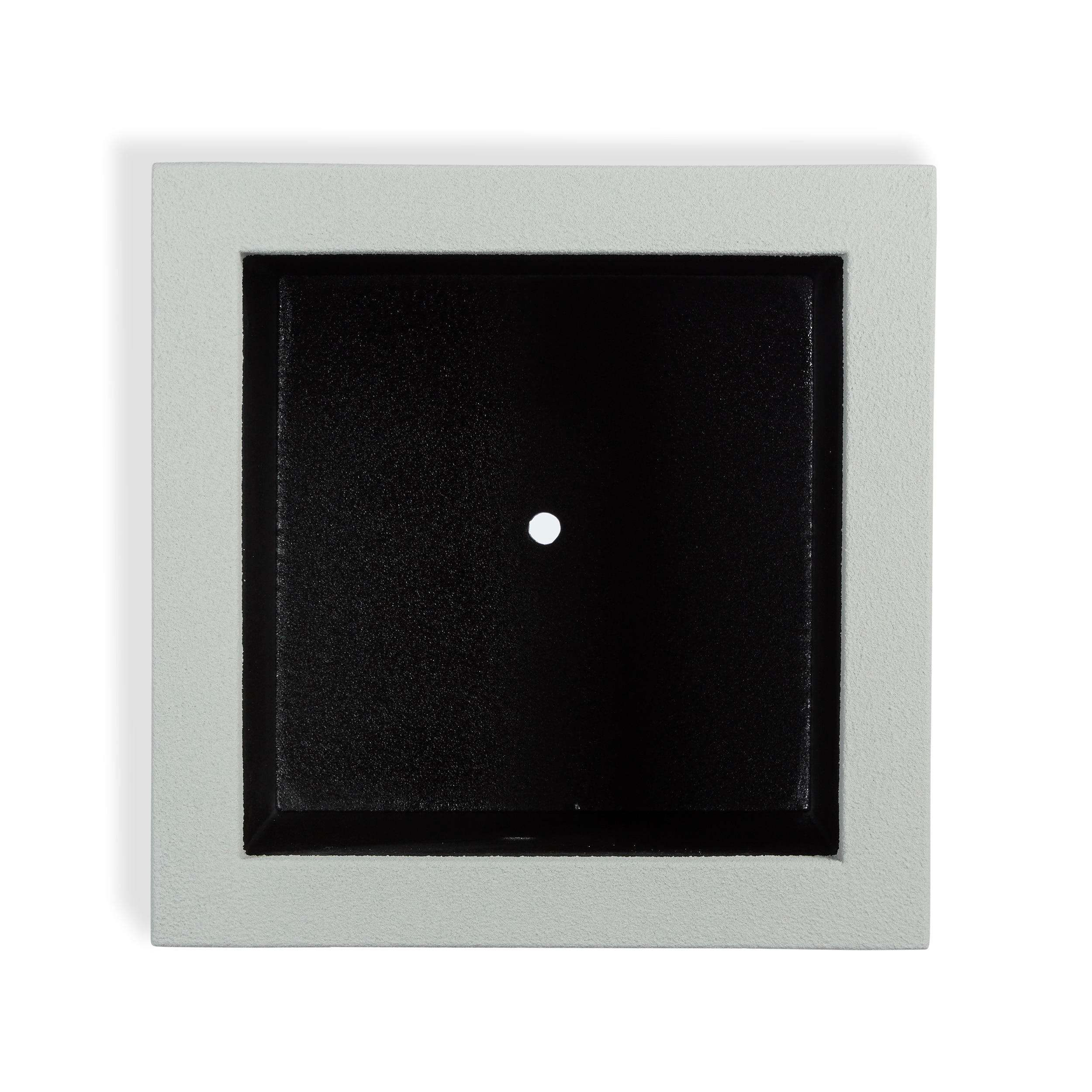 Gray Polystone Square 23" Indoor/Outdoor Planter