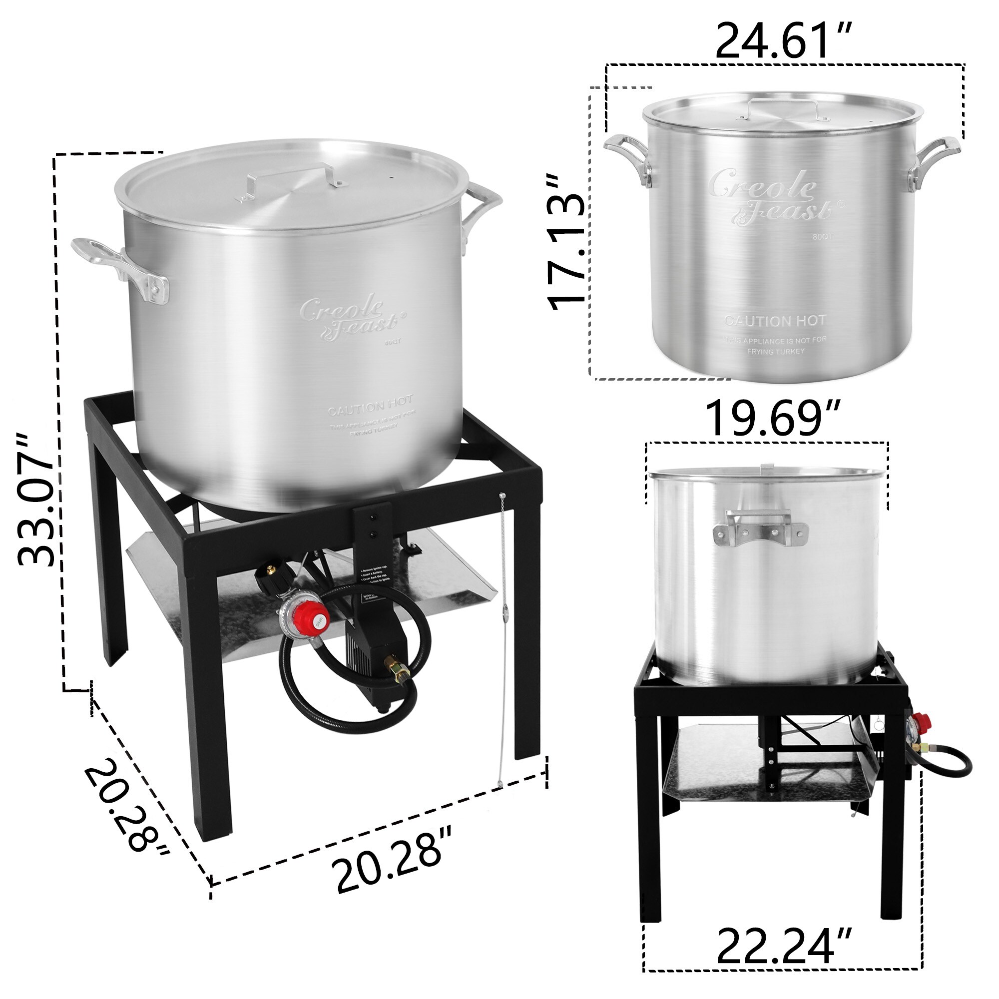 The St. Romain Cooker - The Original Multi-Jet Natural Gas Burner  Never  run out of propane in the middle of a crawfish boil again, the Bayou Boiler  is the first multi-jet