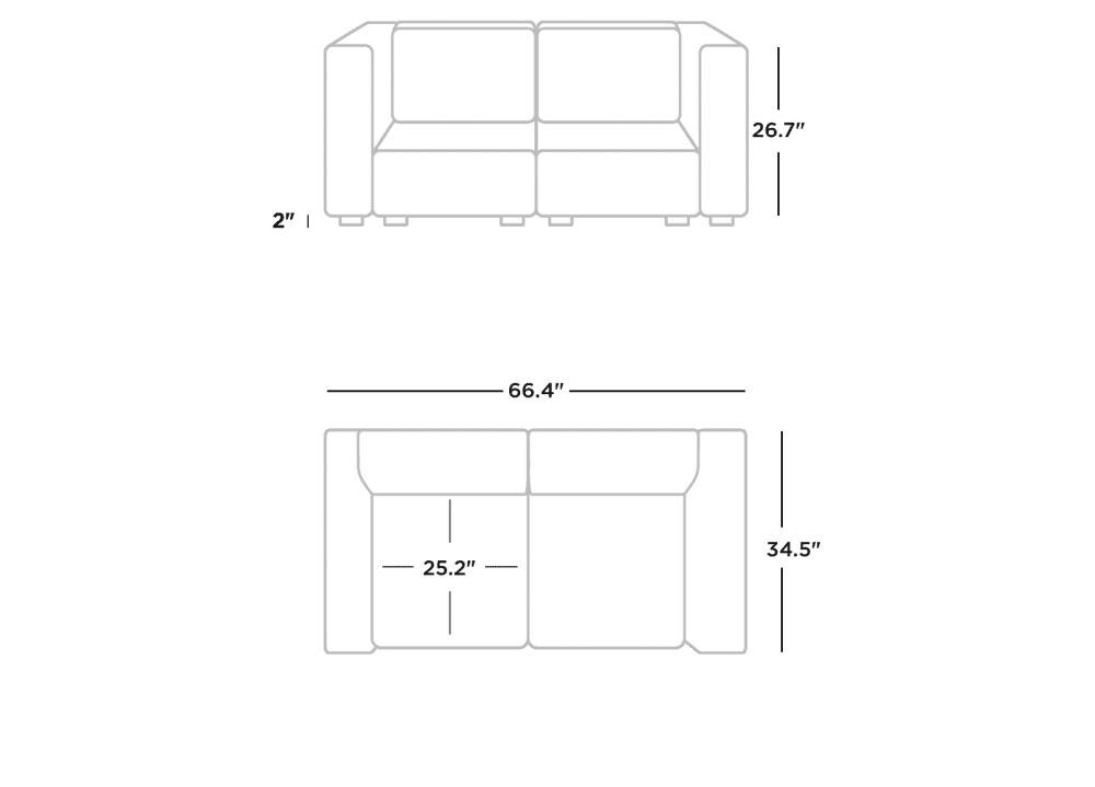 Coddle COND2LSSD Sofas-Loveseats - View #5