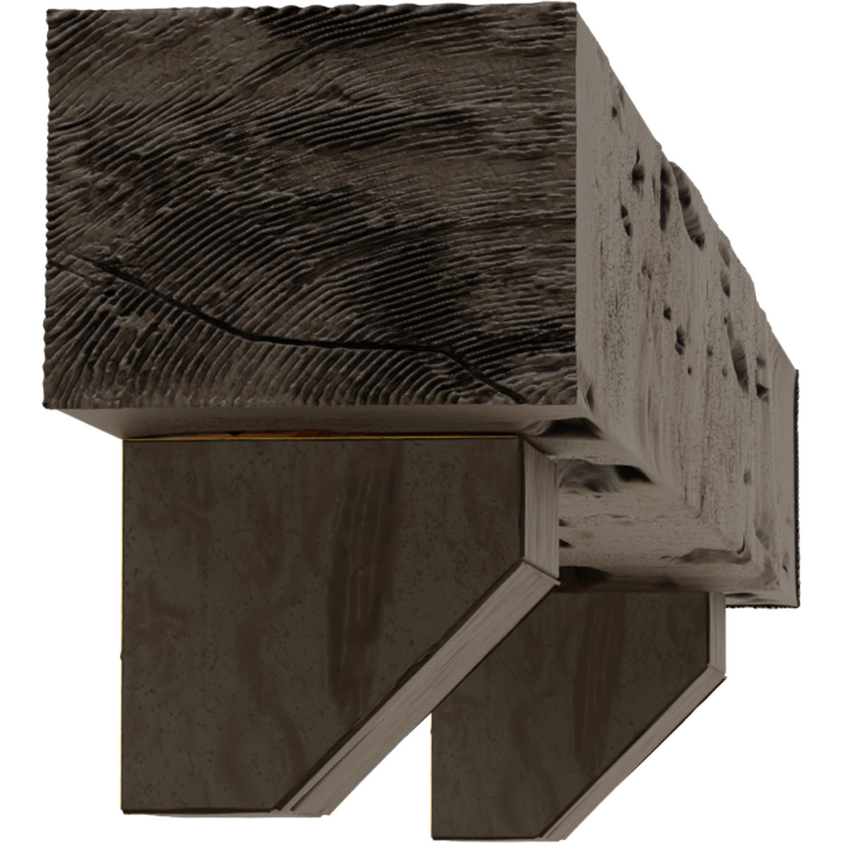 Ekena Millwork MANUPC08X08X84ASHD Mantel-Shelves - View #4