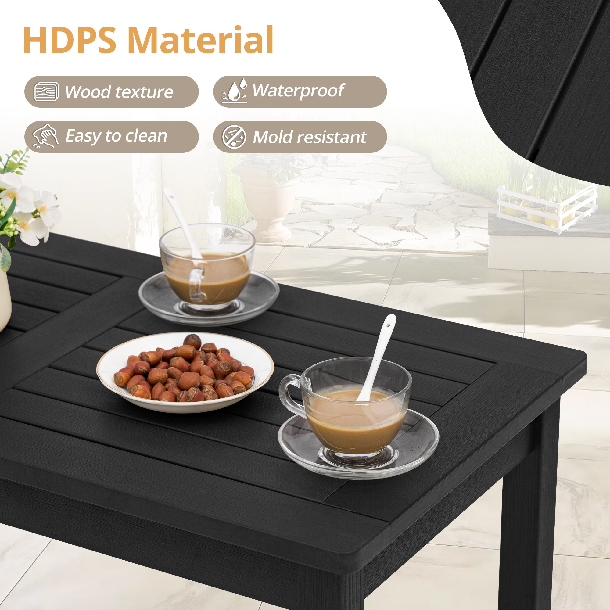 Hosworth 745573745681 Patio-Tables - View #4