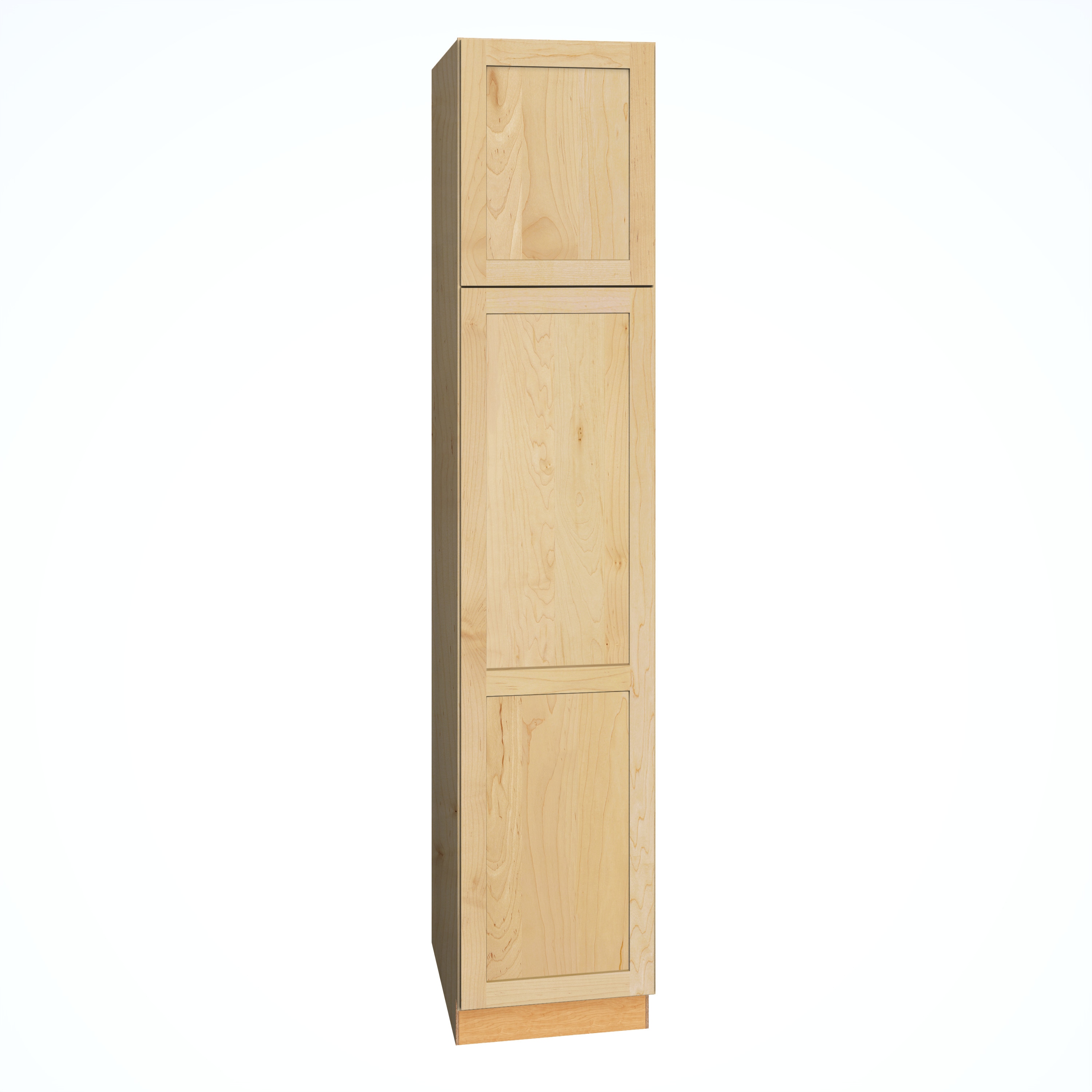Diamond Express Jamestown 18-in W x 90-in H x 24-in D Colt Brown Pantry Fully Assembled Plywood Cabinet (Recessed Panel Shaker Door Style)