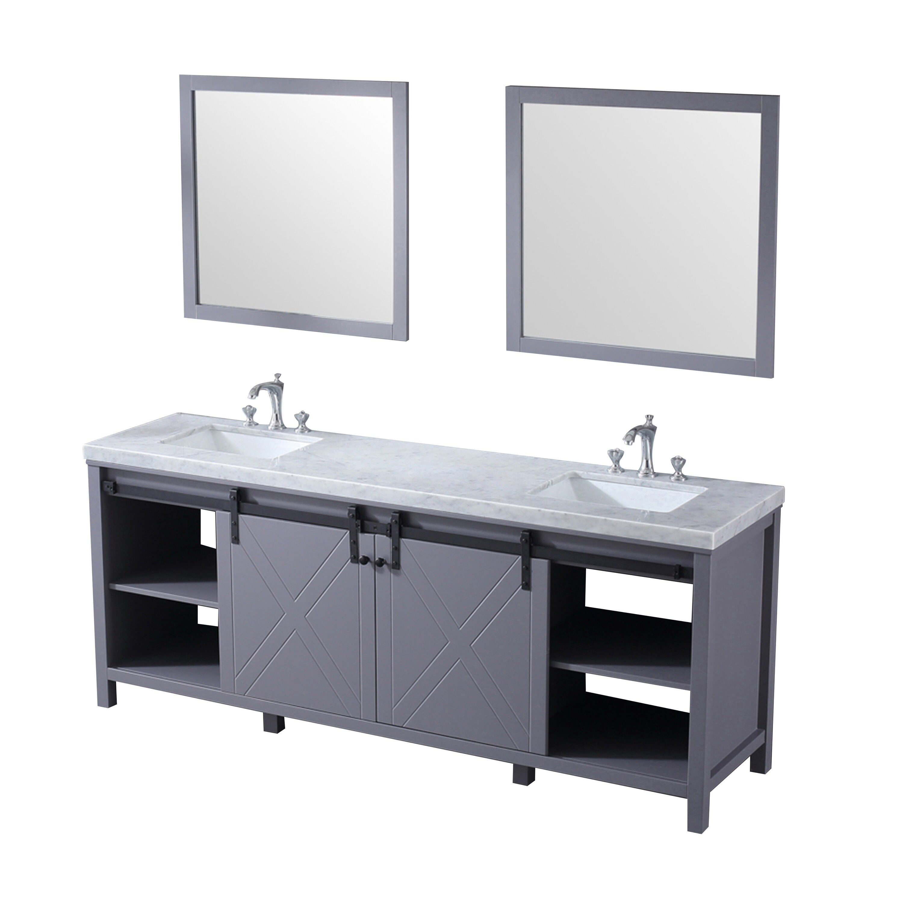 Lexora LM342284DBBSM34F Bath-Vanity-Combo - View #10
