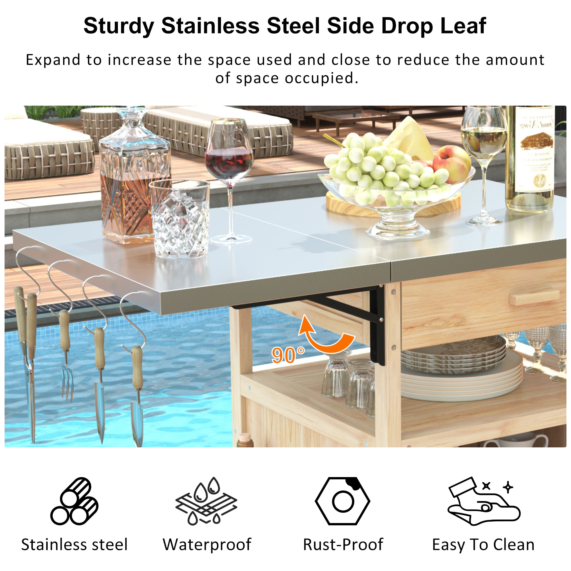 ModernLuxe N707P228272Y Outdoor-Carts - View #5