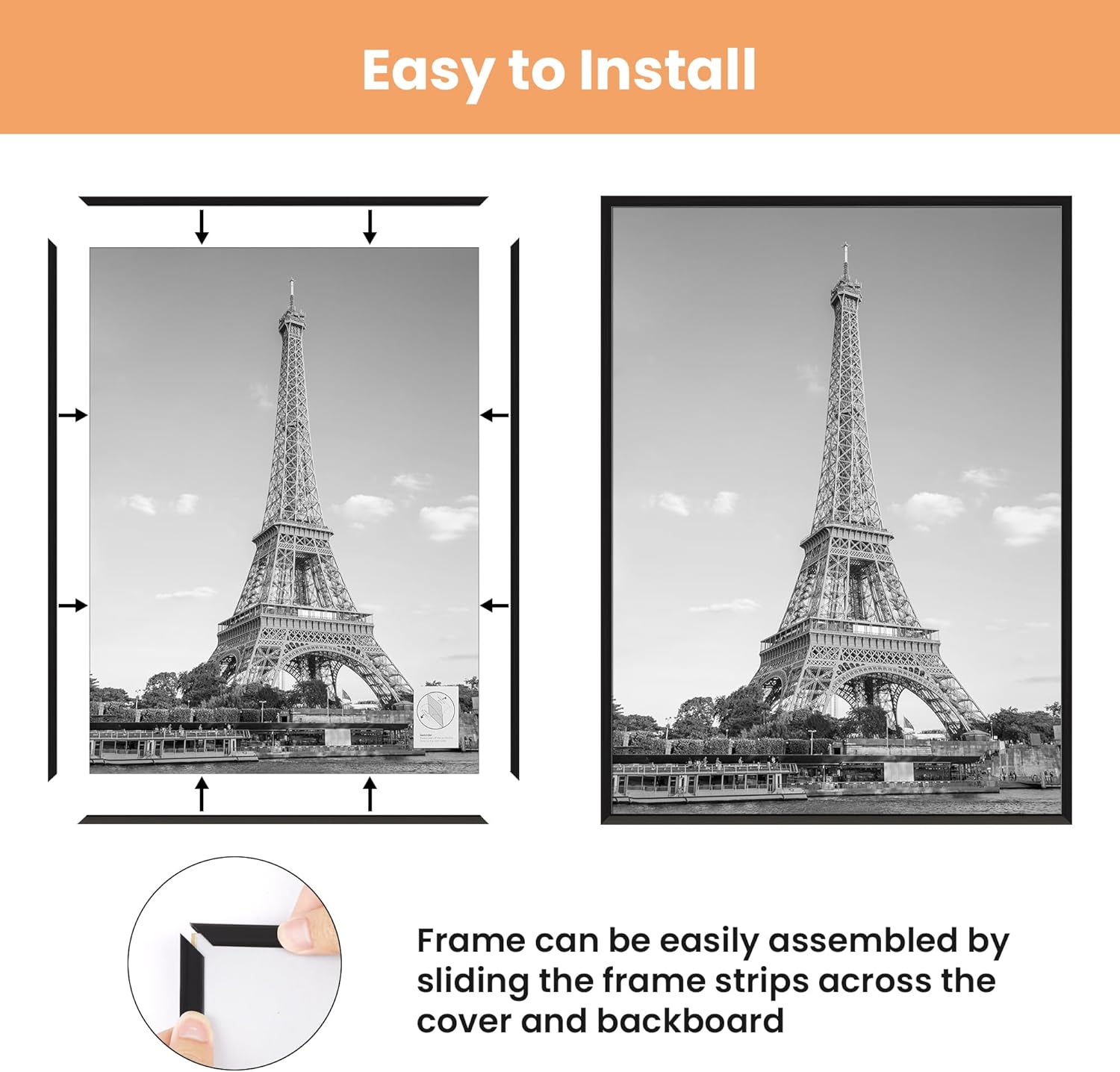 Upsimples B0C536MXDY Picture-Frames - View #2