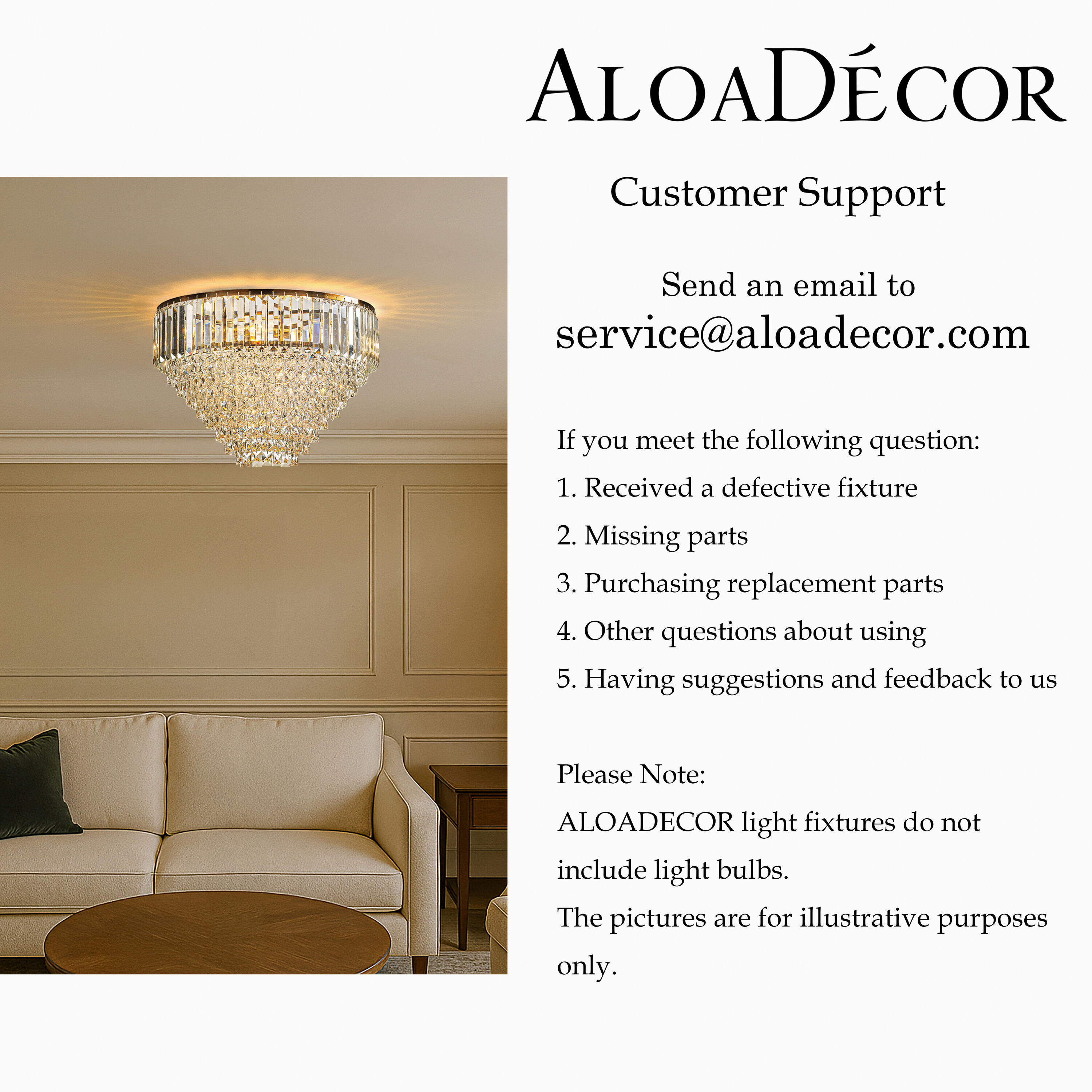 AloaDecor Lighting LC7225D50AB04A flushmounts - View #6