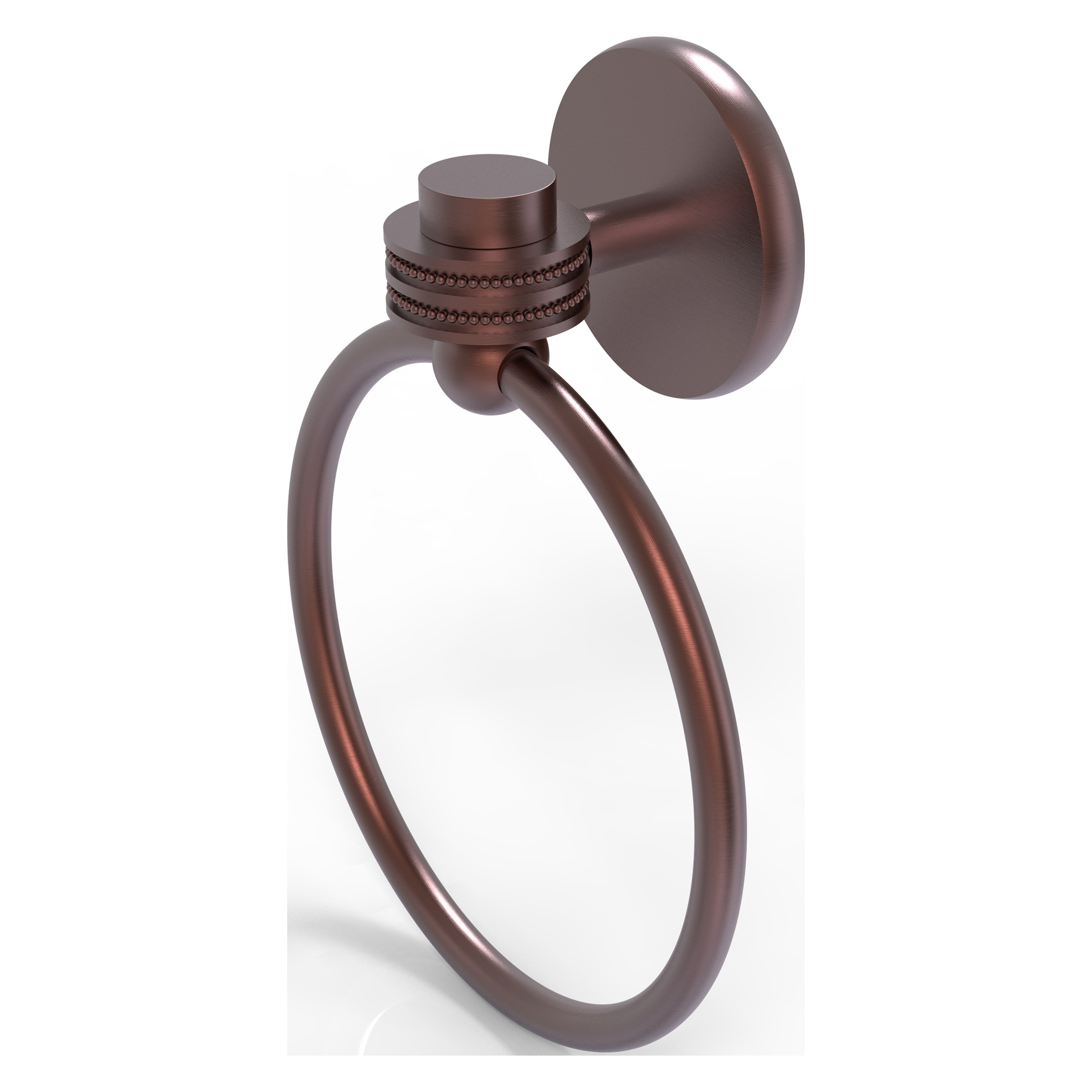 Allied Brass 7116D-CA Satellite Orbit One Antique Copper Wall mount Single Towel Ring