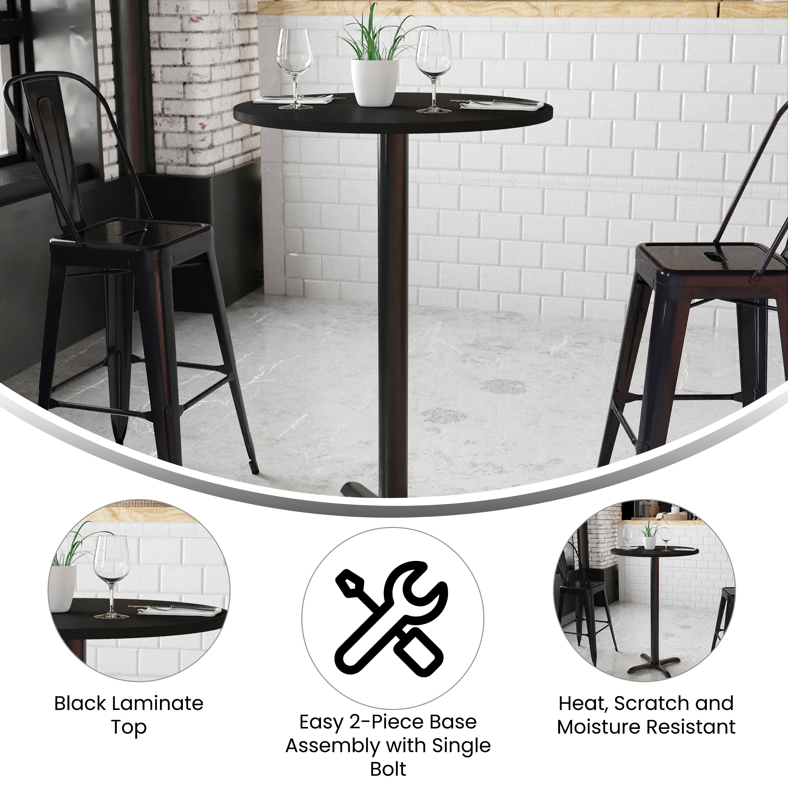 Flash Furniture 889142006824 Dining-Tables - View #3