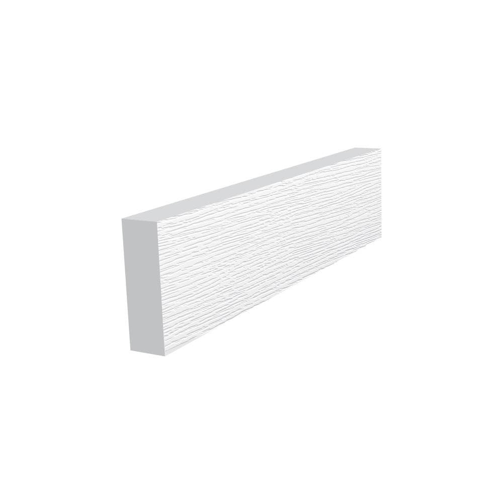 Royal Building Products 1-in x 3.5-in x 10-ft PVC Trim Board in the PVC