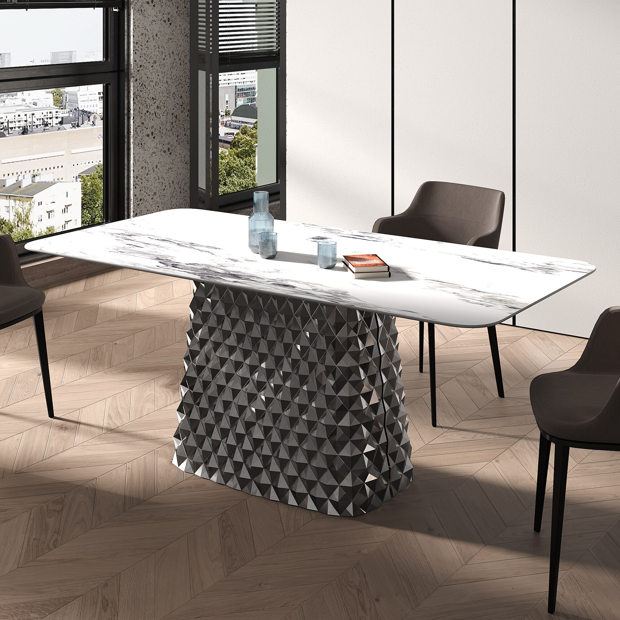 ZP3-B28-140BDFL Dining-Tables - View #6