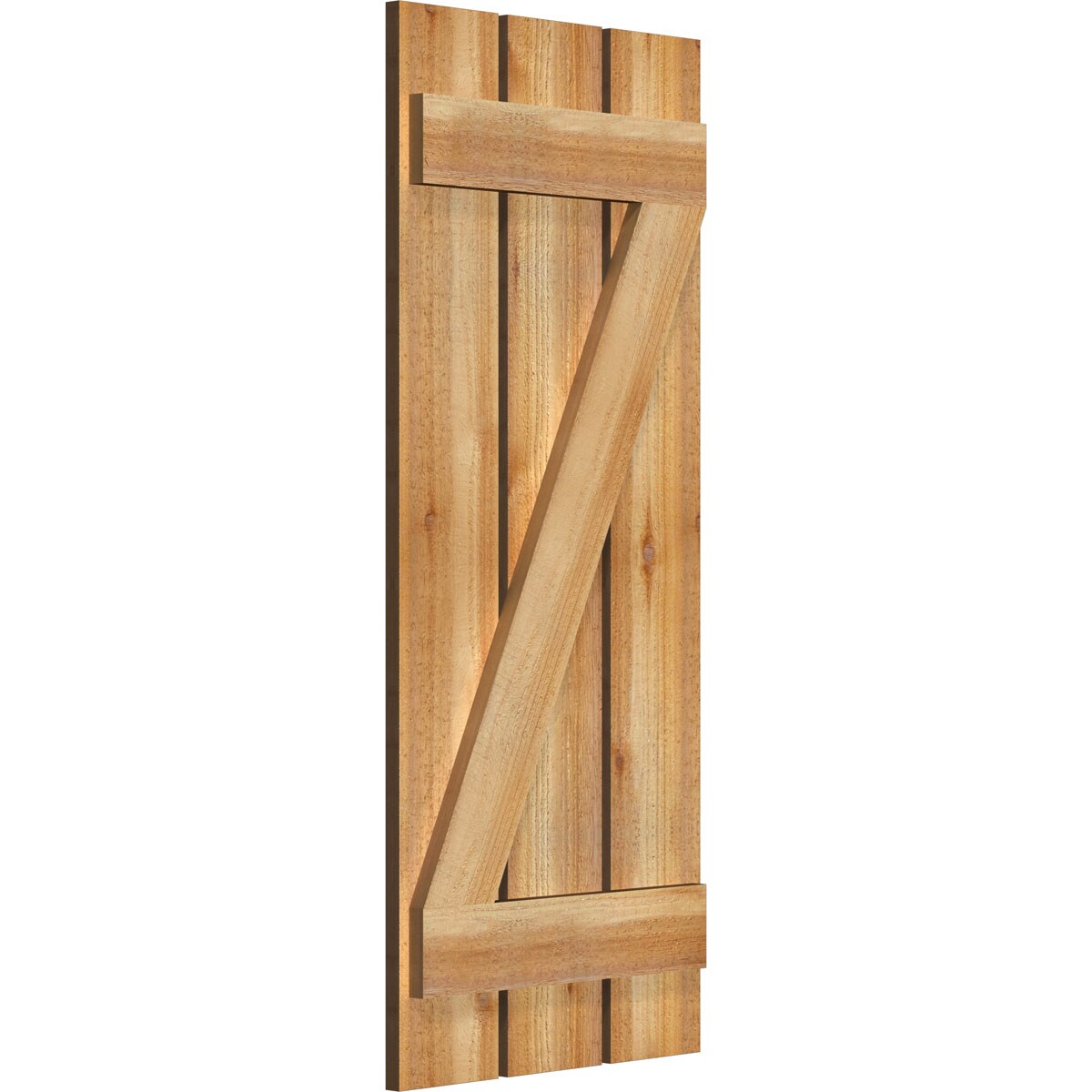 Ekena Millwork RBS06Z17X041RWR Exterior-Shutters - View #2