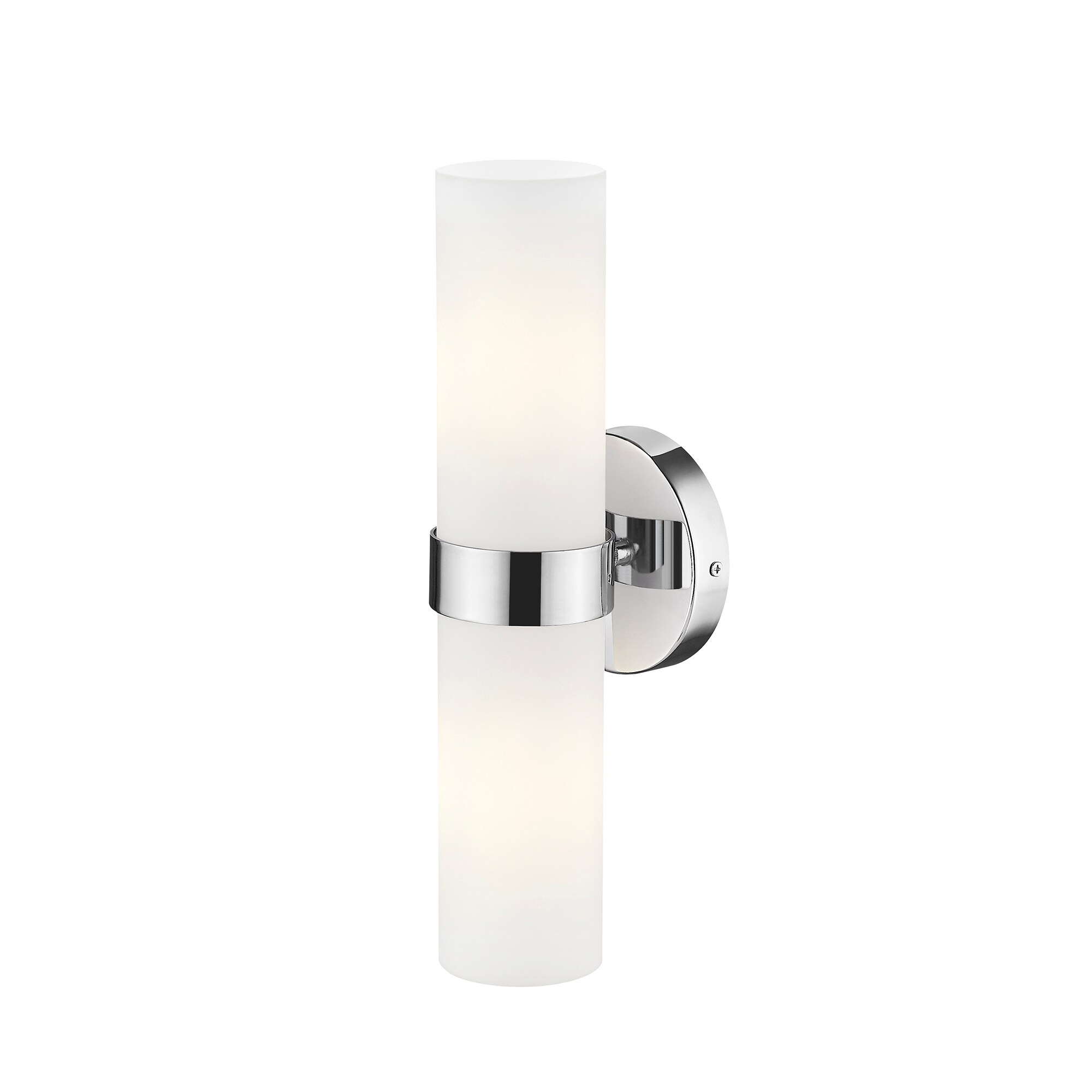 Carlisle Vanity Wall Sconce, Brushed Brass with Opal Glass, Wall