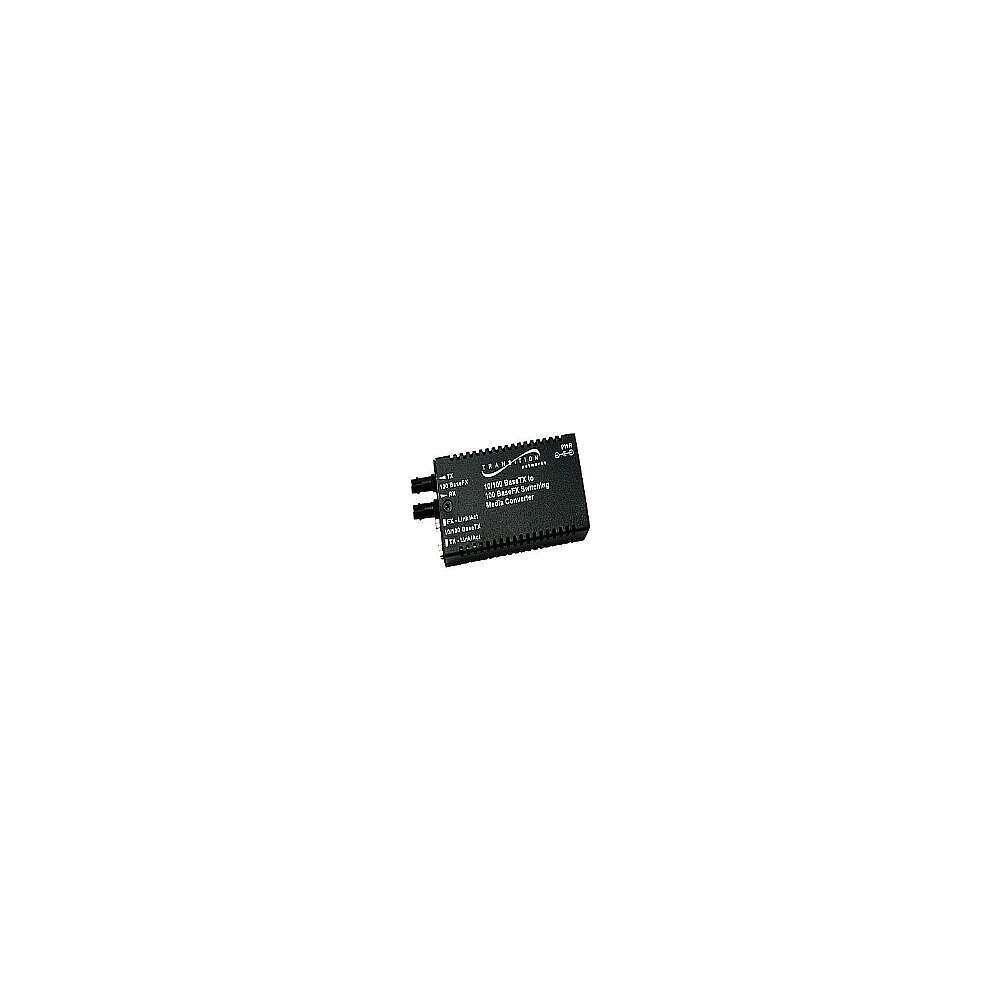  TGRDC94735 Transition Networks M-E-PSW-FX-02-SCNA Stand Alone Mini 10 100 Bridging Media Converter