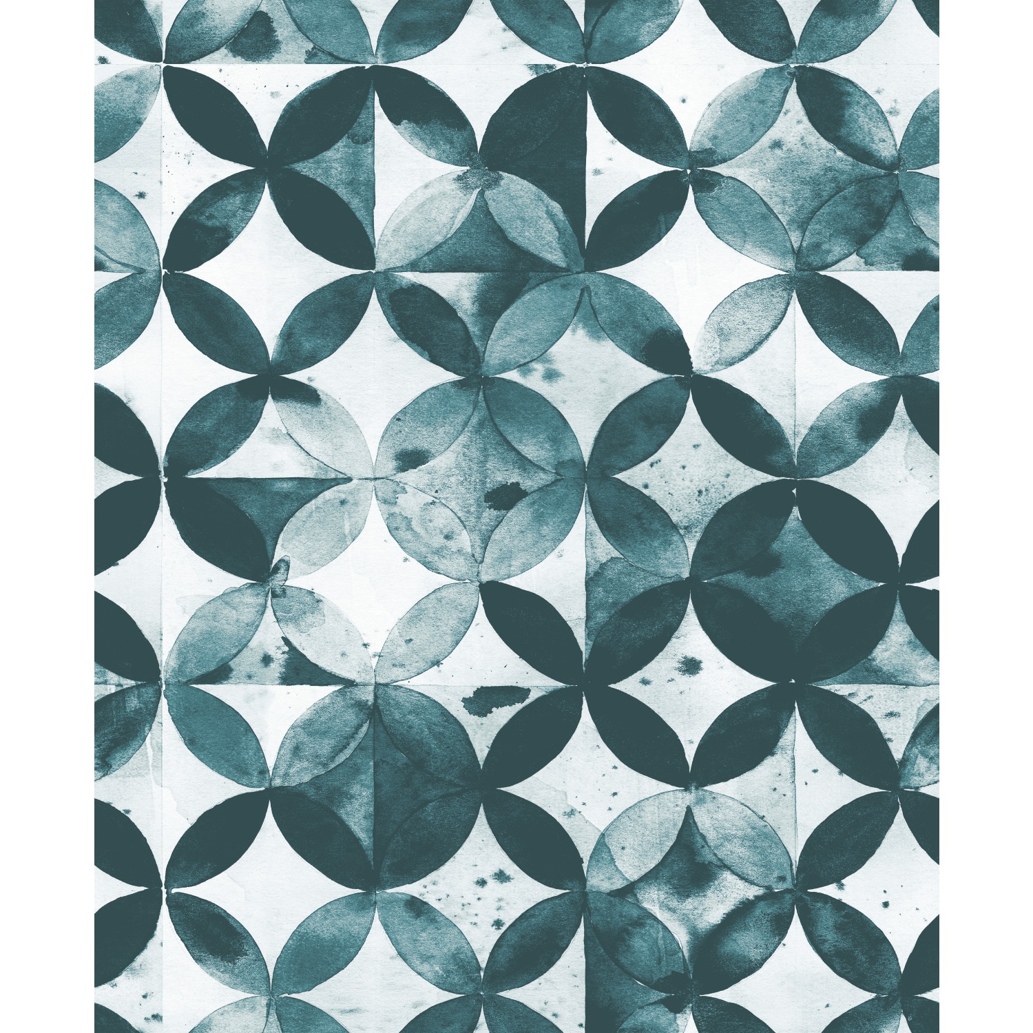 RoomMates RMK11355RL 28.29-Sq. Feet Green Vinyl Geometric Self-adhesive Peel and Stick Wallpaper