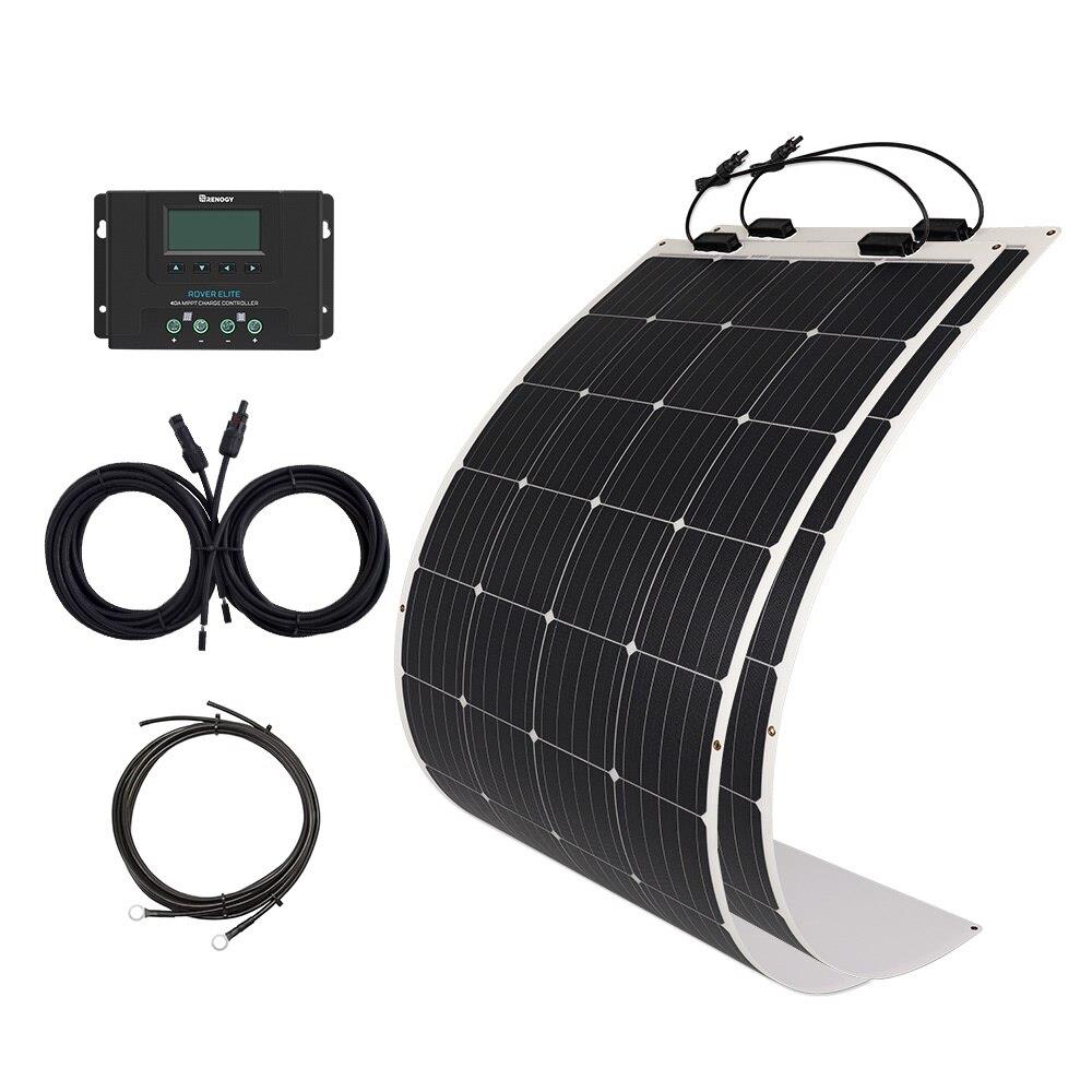 Renogy 2-Module 59.2-in x 26.5-in 175-Watt Solar Panel RKIT350DB-RVRE40 Uae Electronic uaeelectronic.com