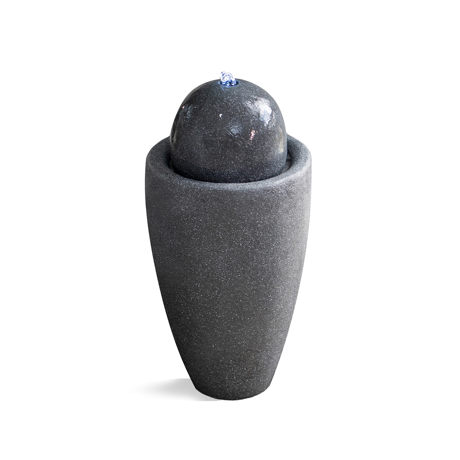 XBrand LW3854BLU 25.98-in H Resin Outdoor Fountain Statue Pump Included