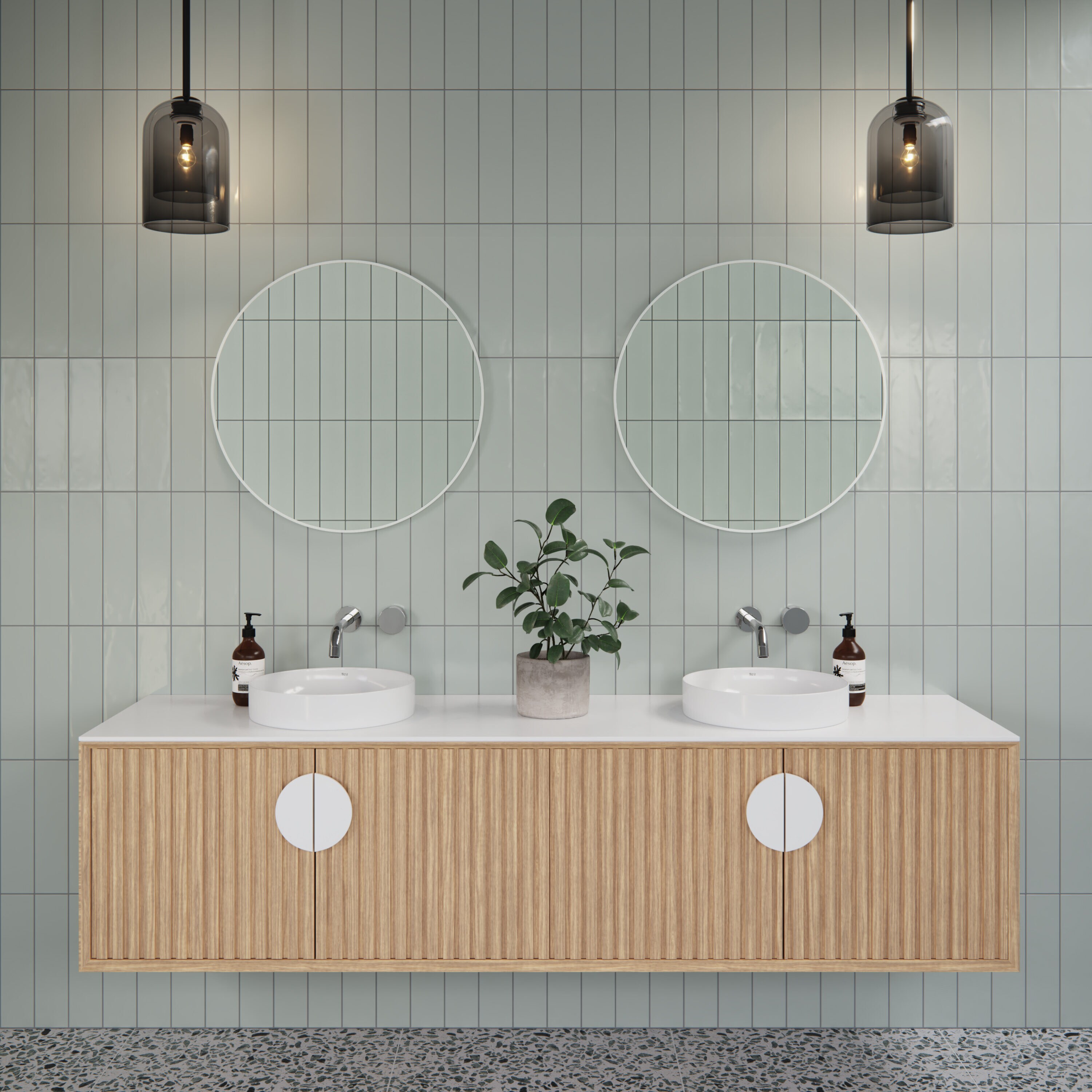 Glass Warehouse MF-R-24-W Decor-Mirrors - View #3