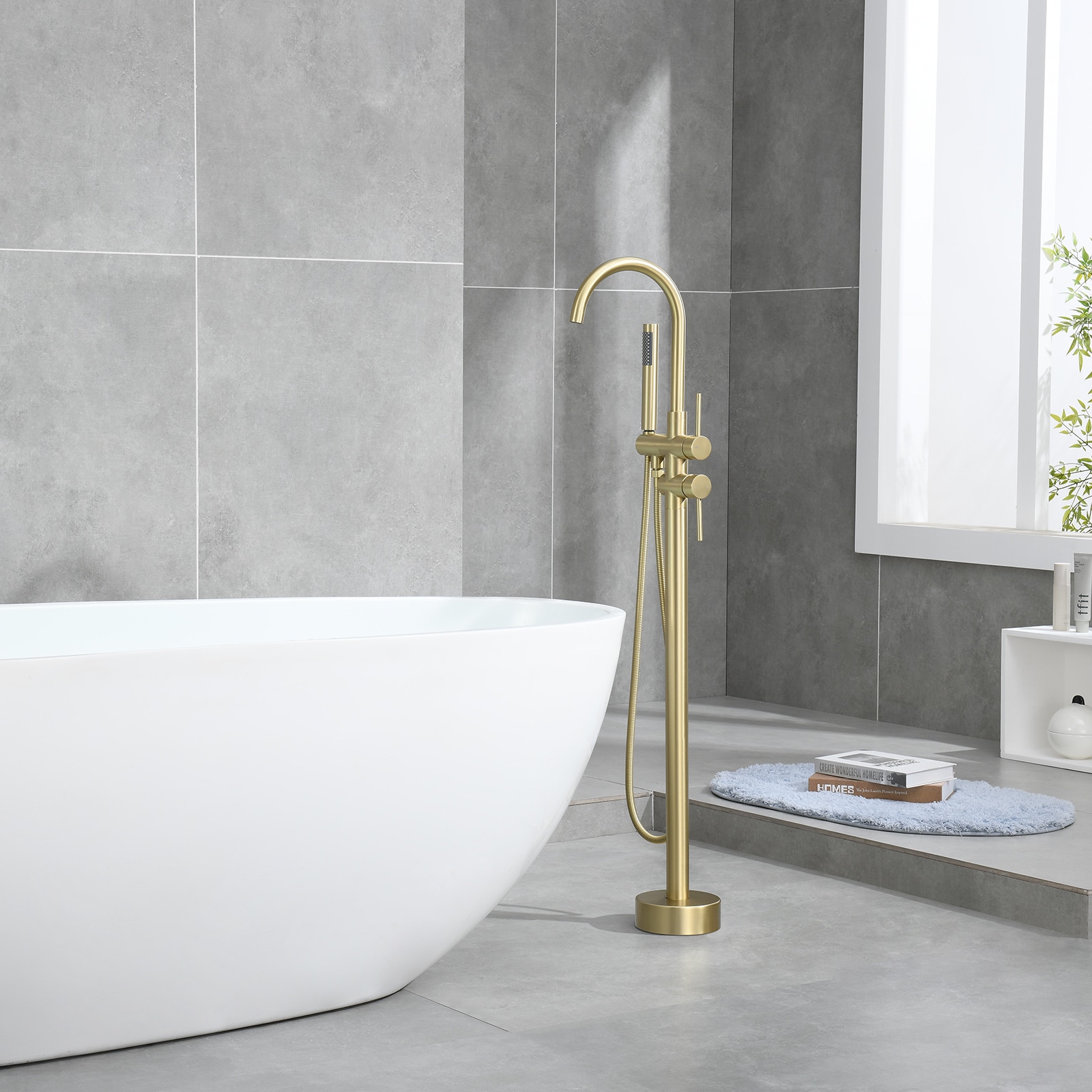 Flynama W928-H-THSP002MB Roman-Tub-Faucets - View #10