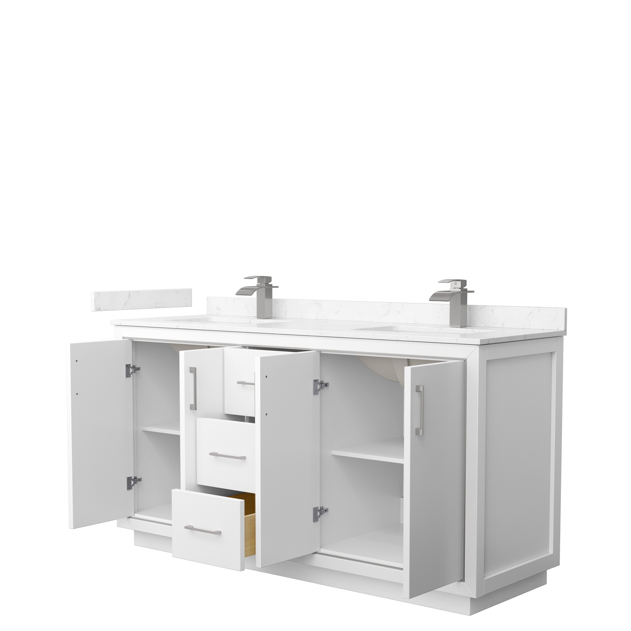 Wyndham Collection WCF111166DWHC2UNSMXX Bath-Vanity-Combo - View #2