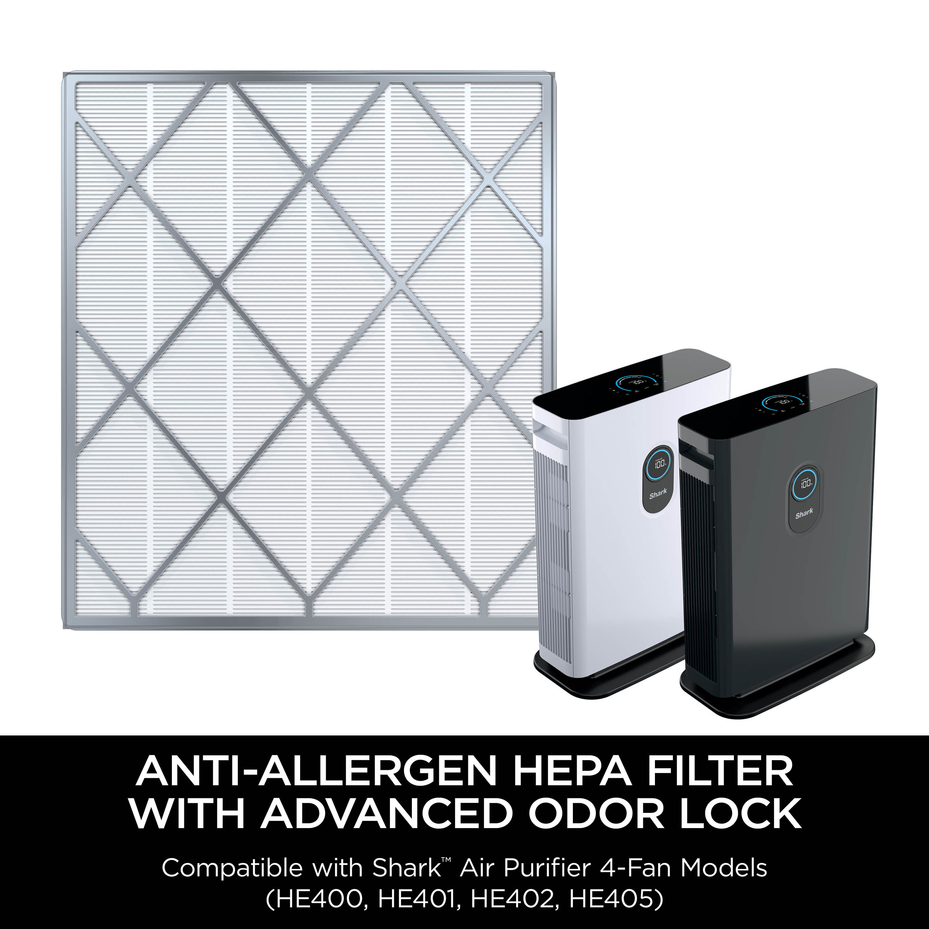 Shark Air Purifier 4-Fan Anti-Allergen HEPA Filter Hepa Air