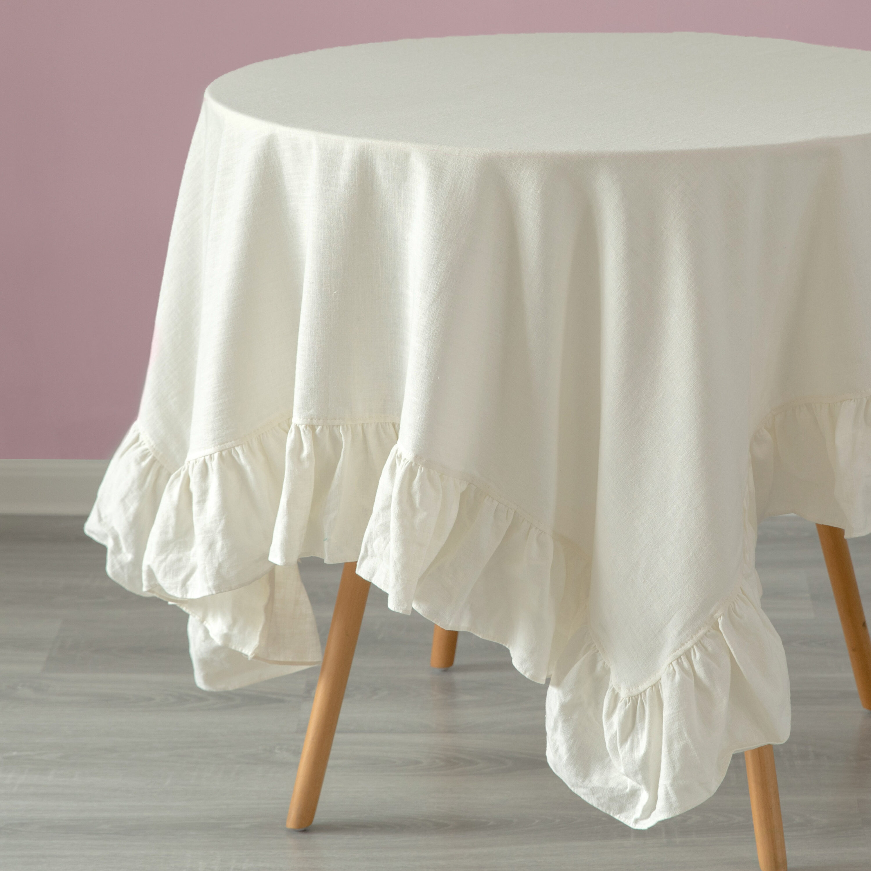 Deerlux Indoor White Table Cover for 5-ft rectangle #QI003988.7070.WT