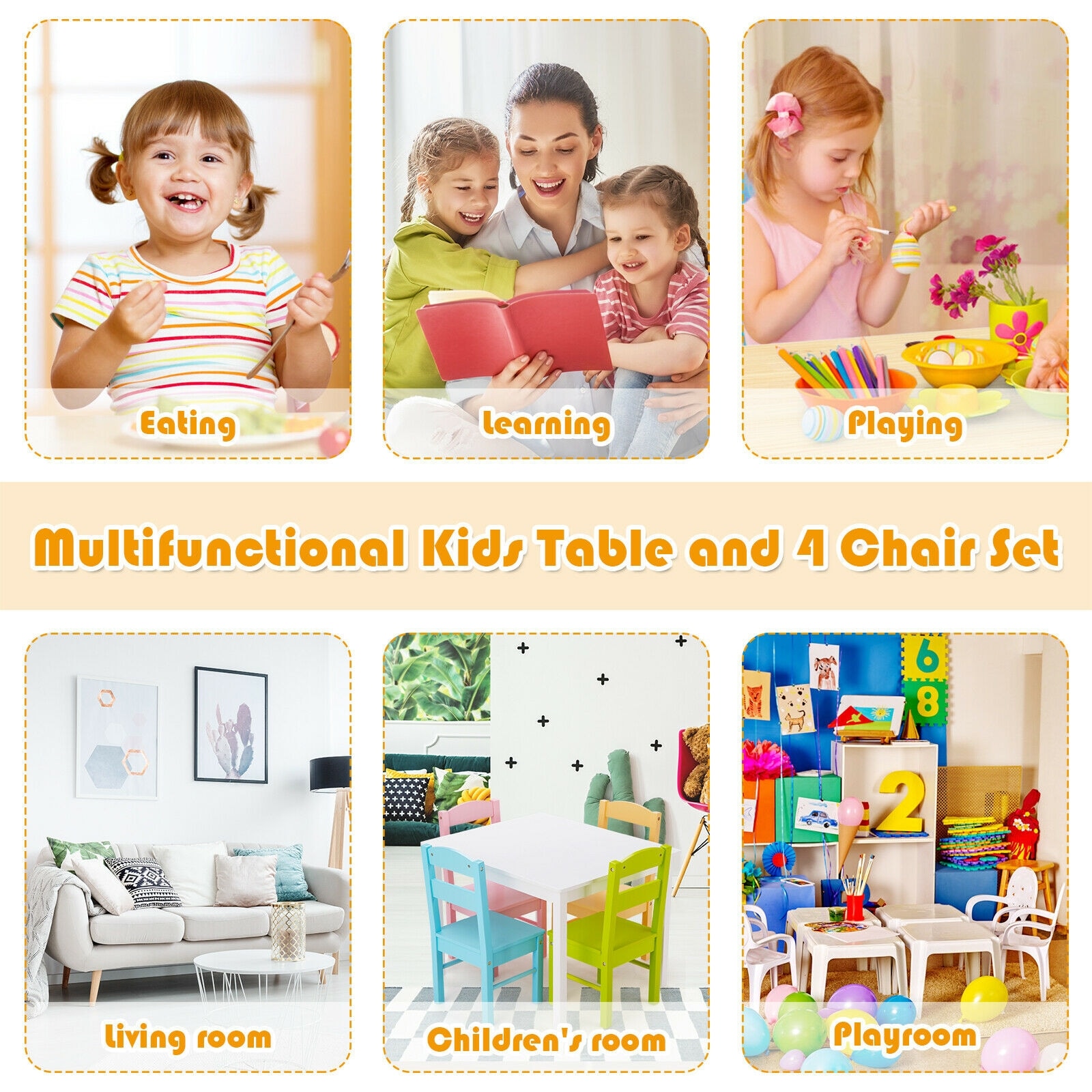 CASAINC WF-HYSN-64364CS Kids-Play-Tables - View #8