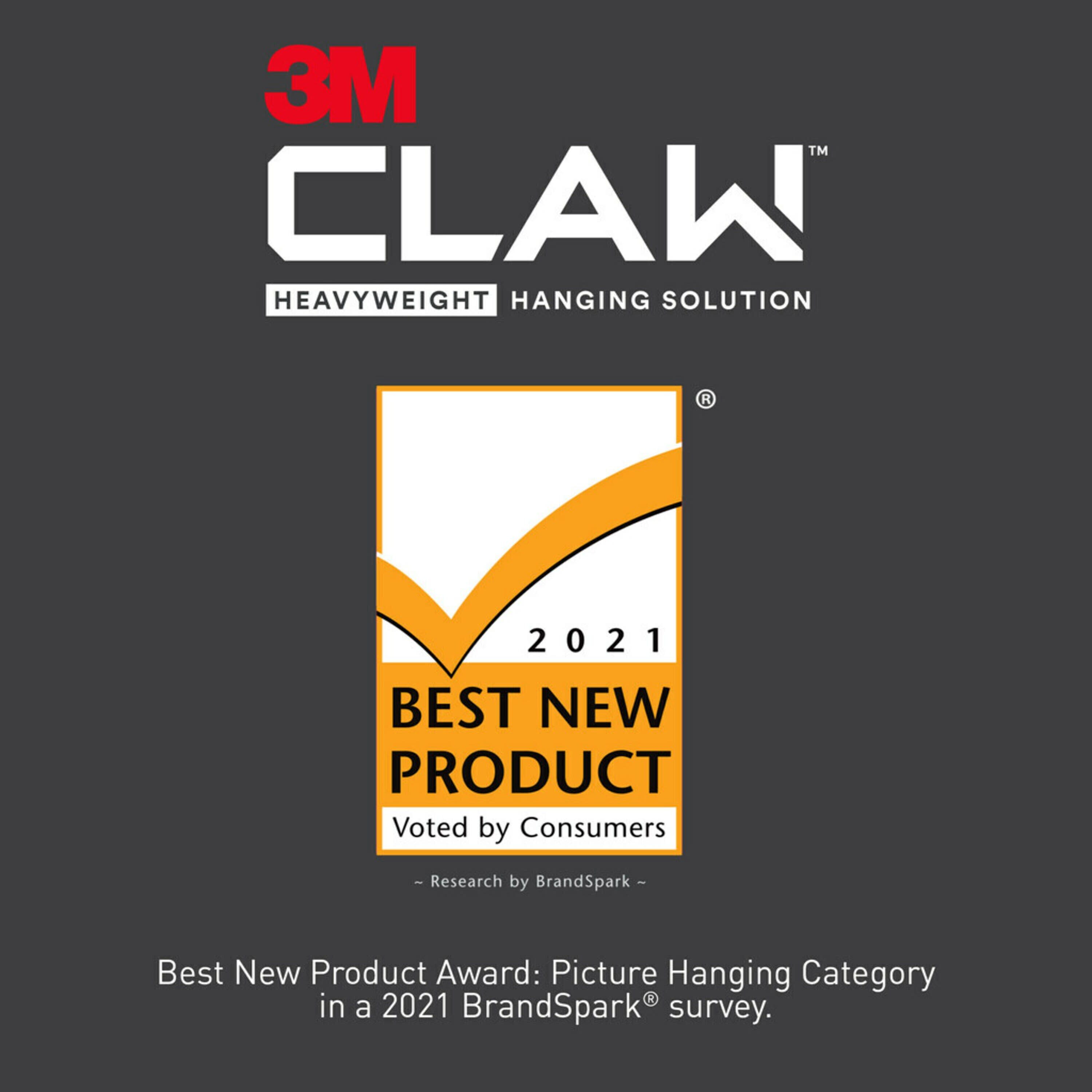 3M CLAW Drywall Picture Hangers 3-Pack Stainless Steel Hanging  Storage/Utility Hook (45-lb Capacity) in the Utility Hooks & Racks  department at