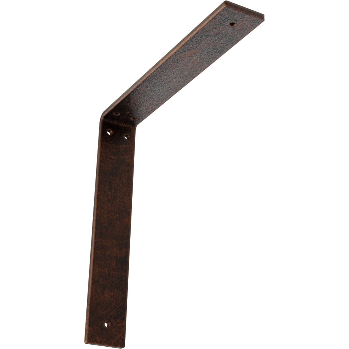 Ekena Millwork BKTM02X12X12HAACO Hamilton 12-in x 2-in x 12-in Antique copper Steel Mounting bracket