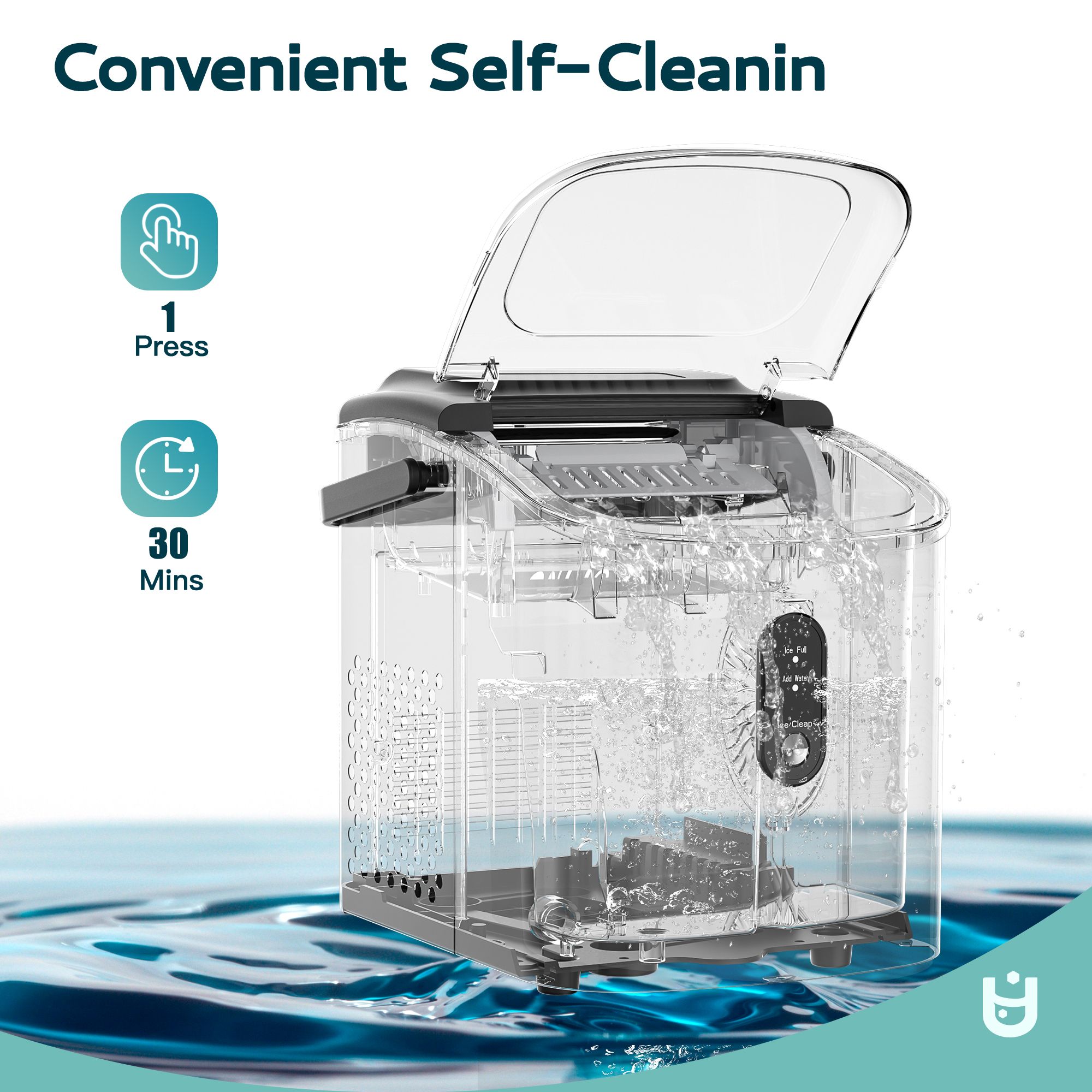 Euhomy IM003-BSI-E-LS-SC Ice-Makers - View #2