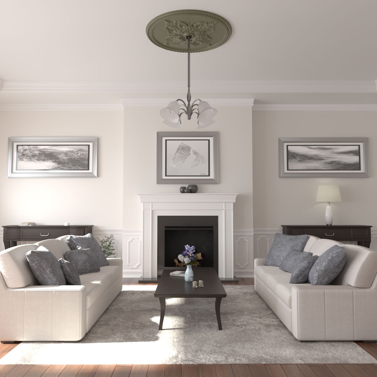 Ekena Millwork CM54MIPTF Ceiling-Medallions - View #4