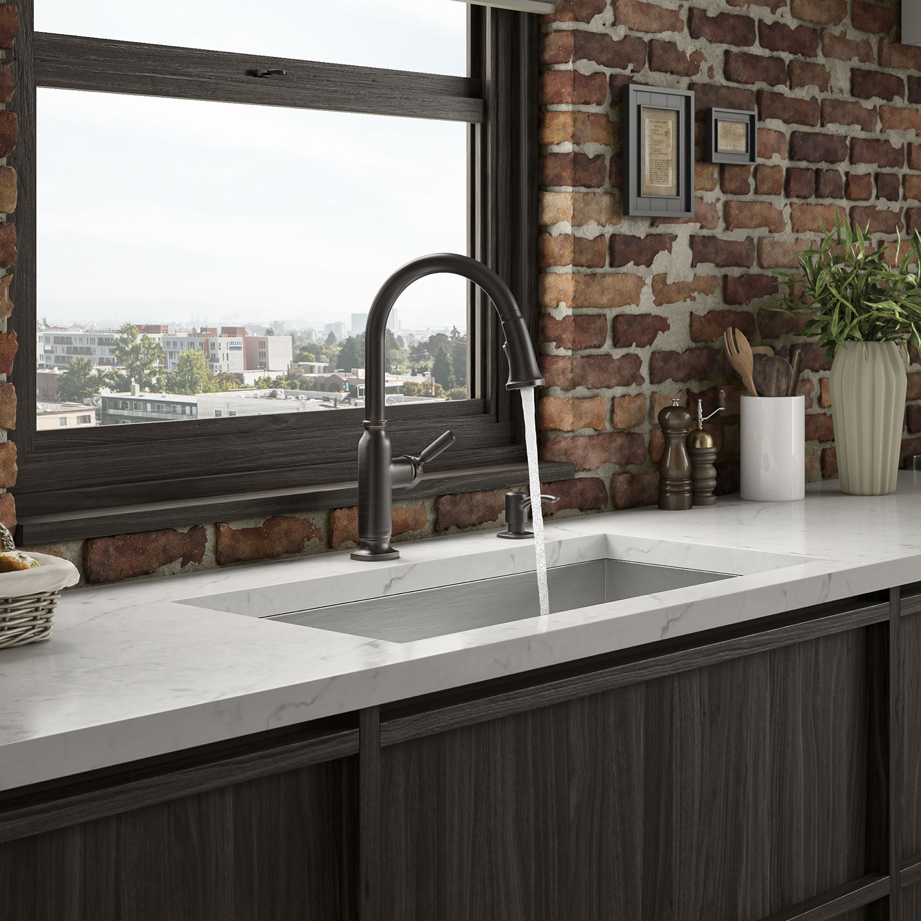 KOHLER R28703-SD-2BZ Kitchen-Faucets - View #4
